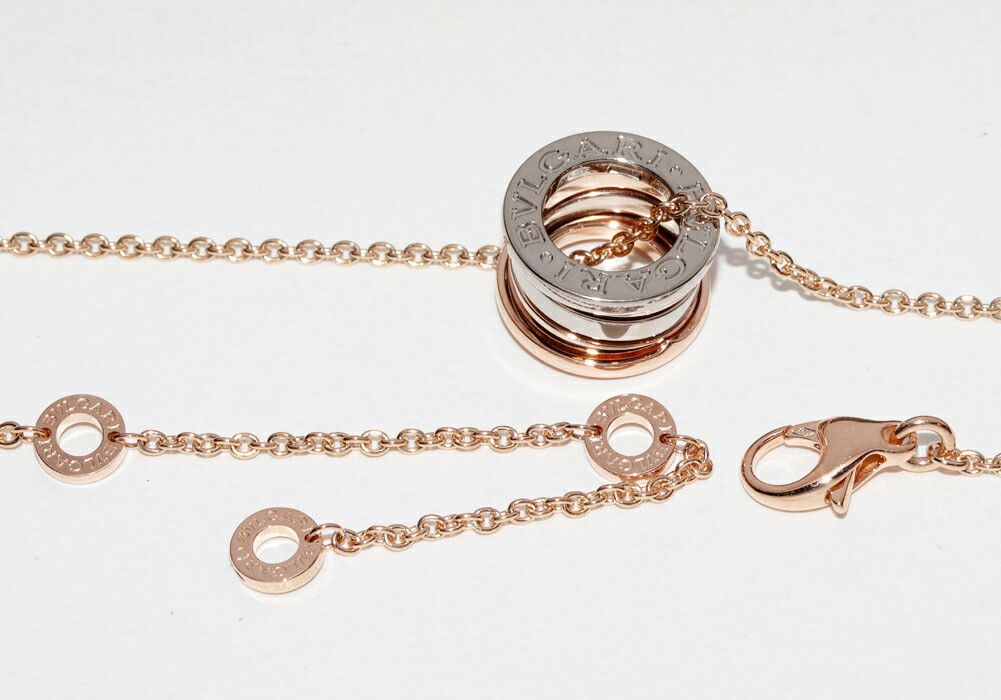 Bvlgari Bvlgari Bvlgari K18WG K18PG B.zero1 Perfect Mistake Pendant Necklace Metal Necklace DUTY FREE for USA Size ONE SIZE - 4 Thumbnail
