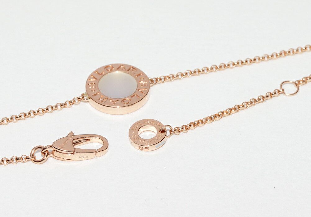 Bvlgari Bvlgari Bvlgari 18K Pink Gold Mother of Pearl Bvlgari Bvlgari Bracelet Size 17 359677 Metal Bracelet 359677 DUTY FREE for USA Size ONE SIZE - 4 Thumbnail