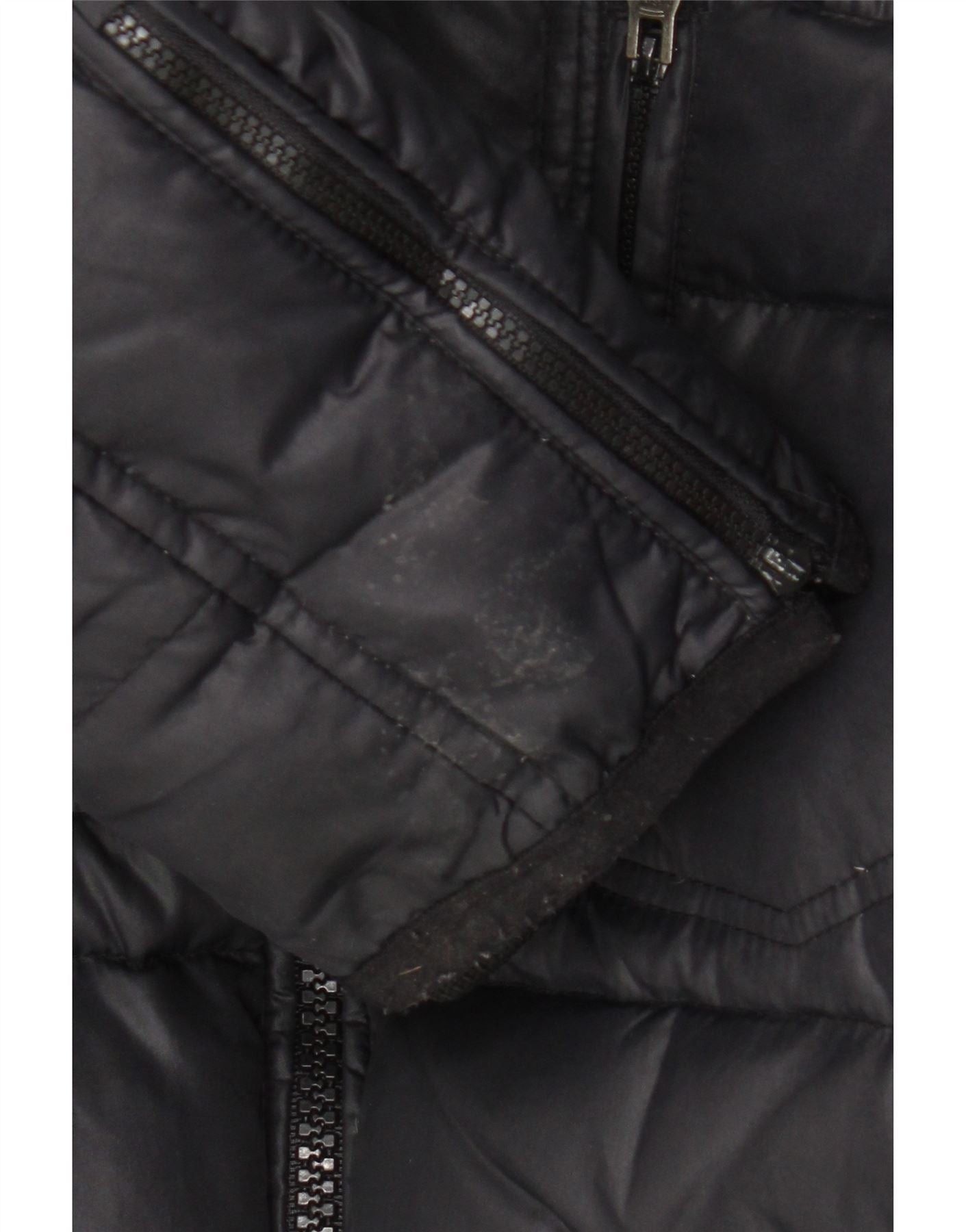 Diesel Womens Padded Jacket UK 16 Large Black Nylon Size L / US 10 / IT 46 - 4 Thumbnail