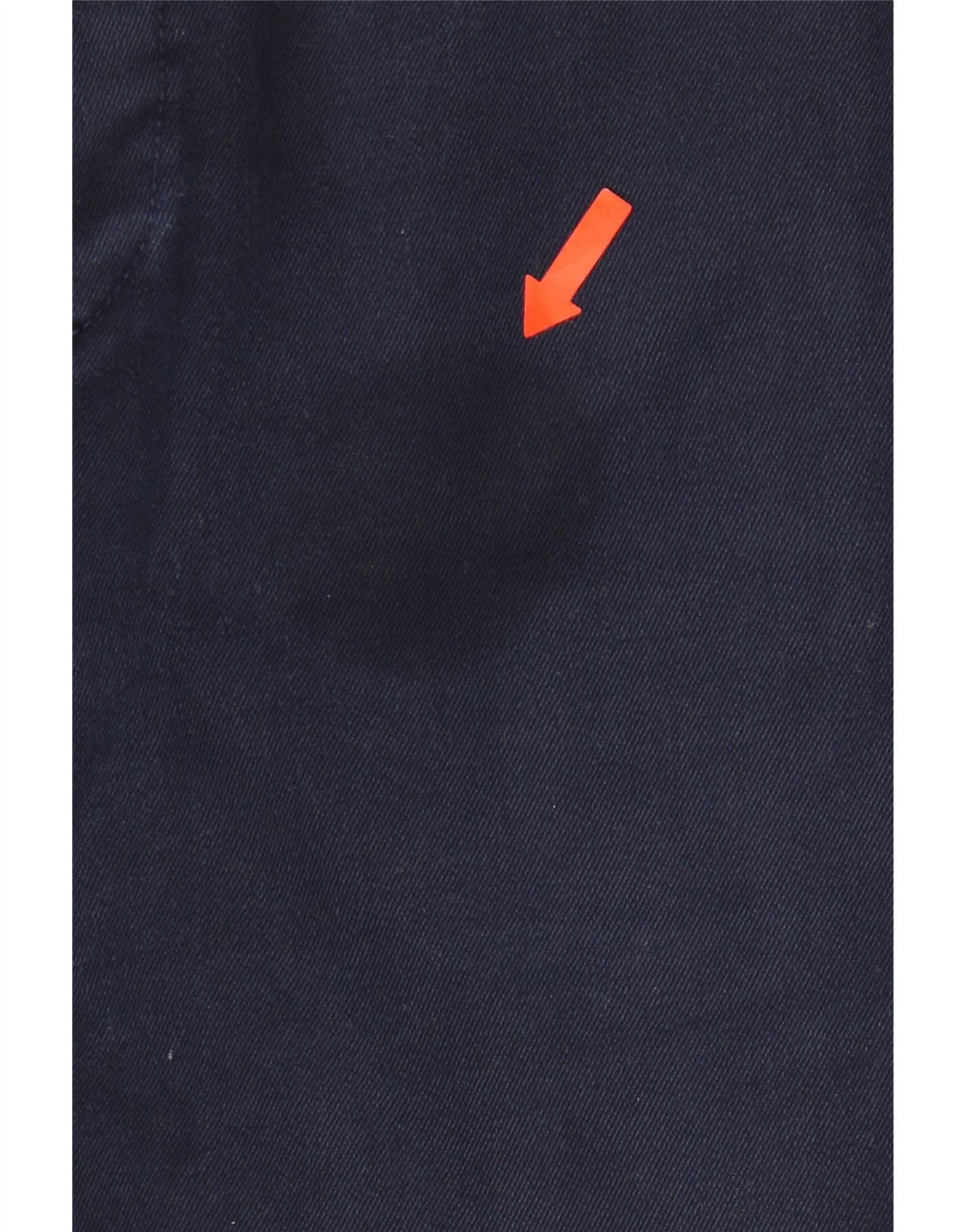 Ralph Lauren Womens Slim Cropped Trousers US 8 Medium W34 L26 Navy Blue Size 27" / US 4 / IT 40 - 3 Thumbnail