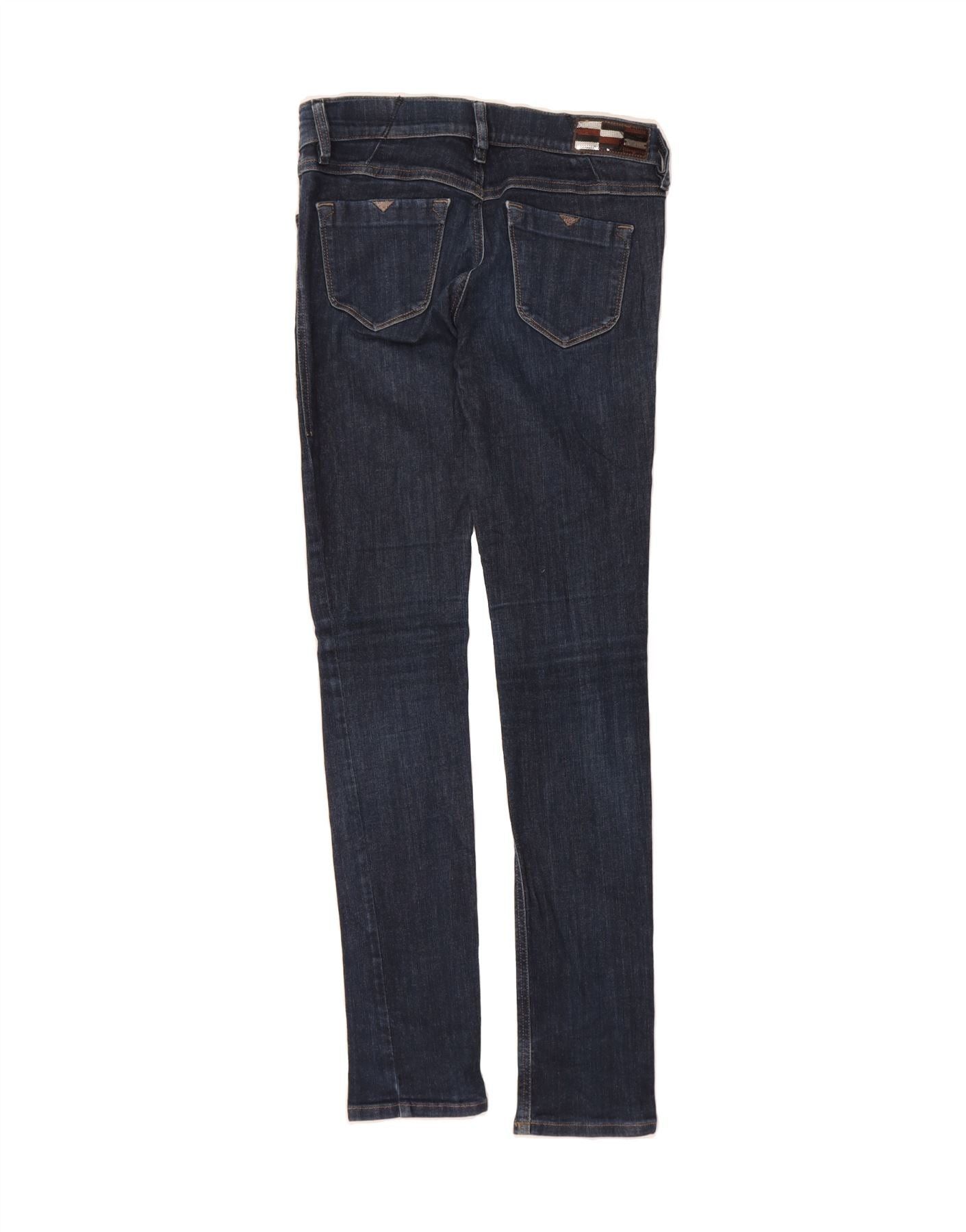 Diesel Womens Livy Super Slim Straight Jeans W27 L32 Blue Cotton Size 42" / US 20 - 2 Thumbnail