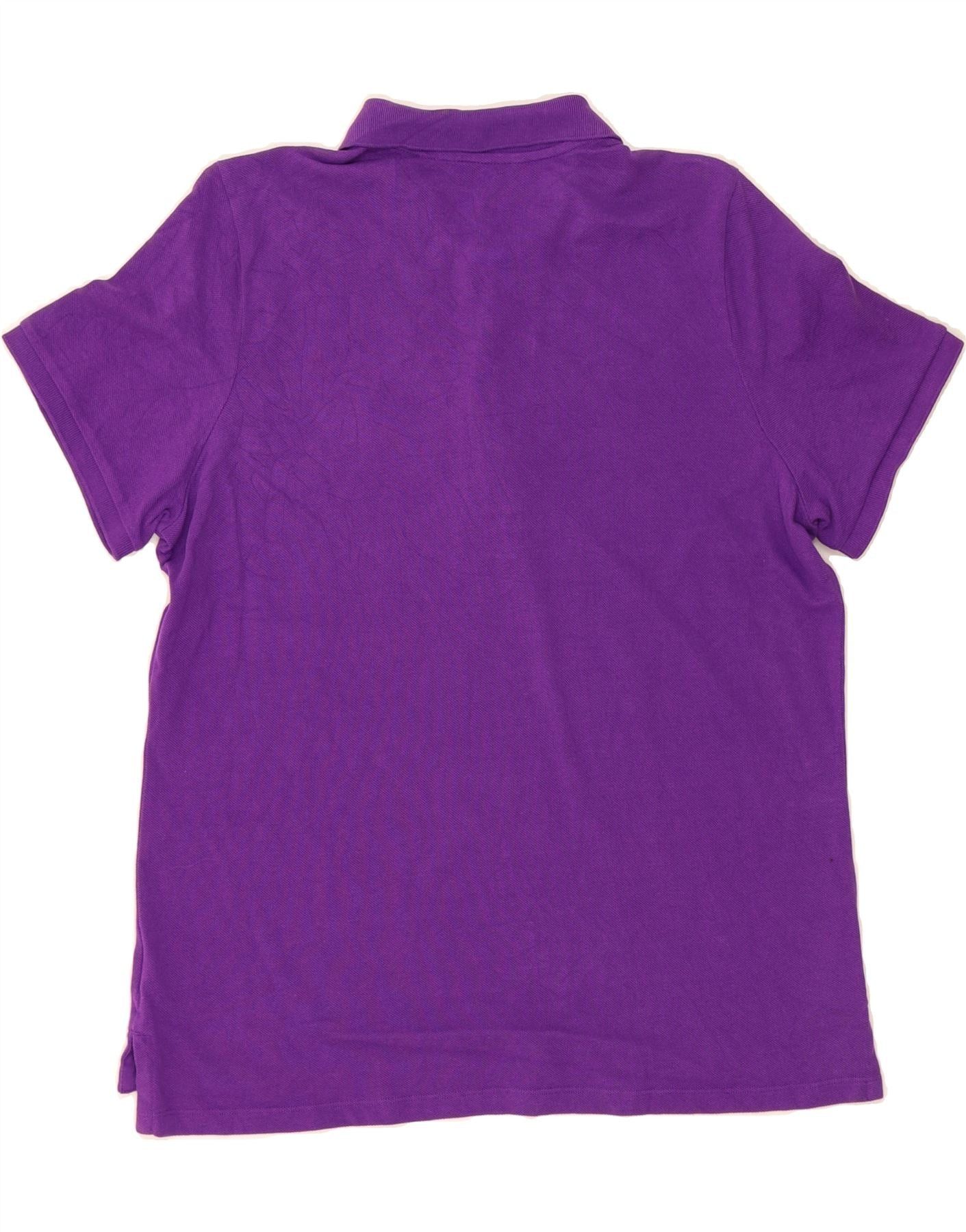 Ralph Lauren Mens Polo Shirt Large Purple Cotton Size US L / EU 52-54 / 3 - 2 Thumbnail