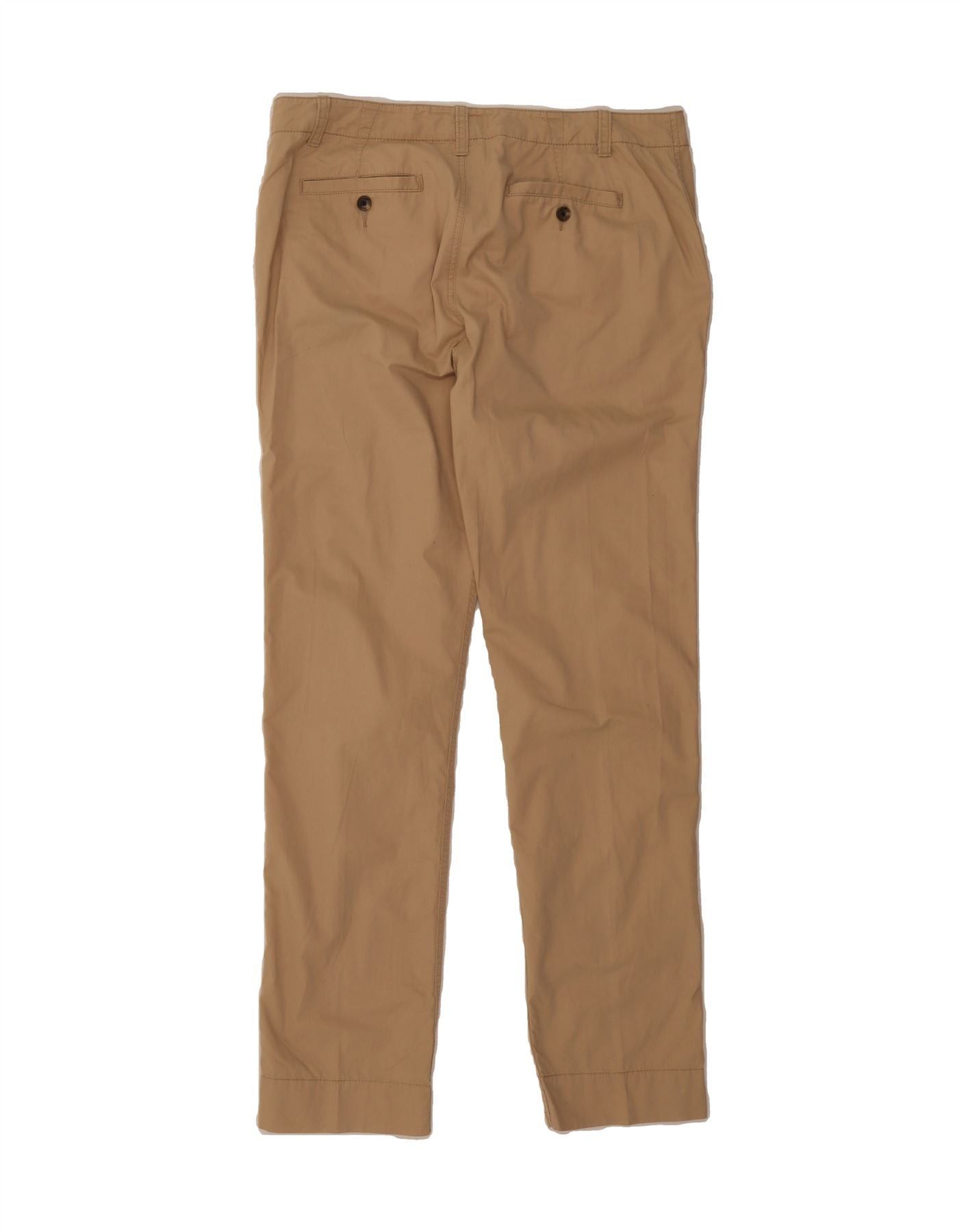 Ralph Lauren Womens Slim Chino Trousers US 4 Small W34 L31 Beige Cotton Size 25" / US 0 / IT 36 - 2 Thumbnail