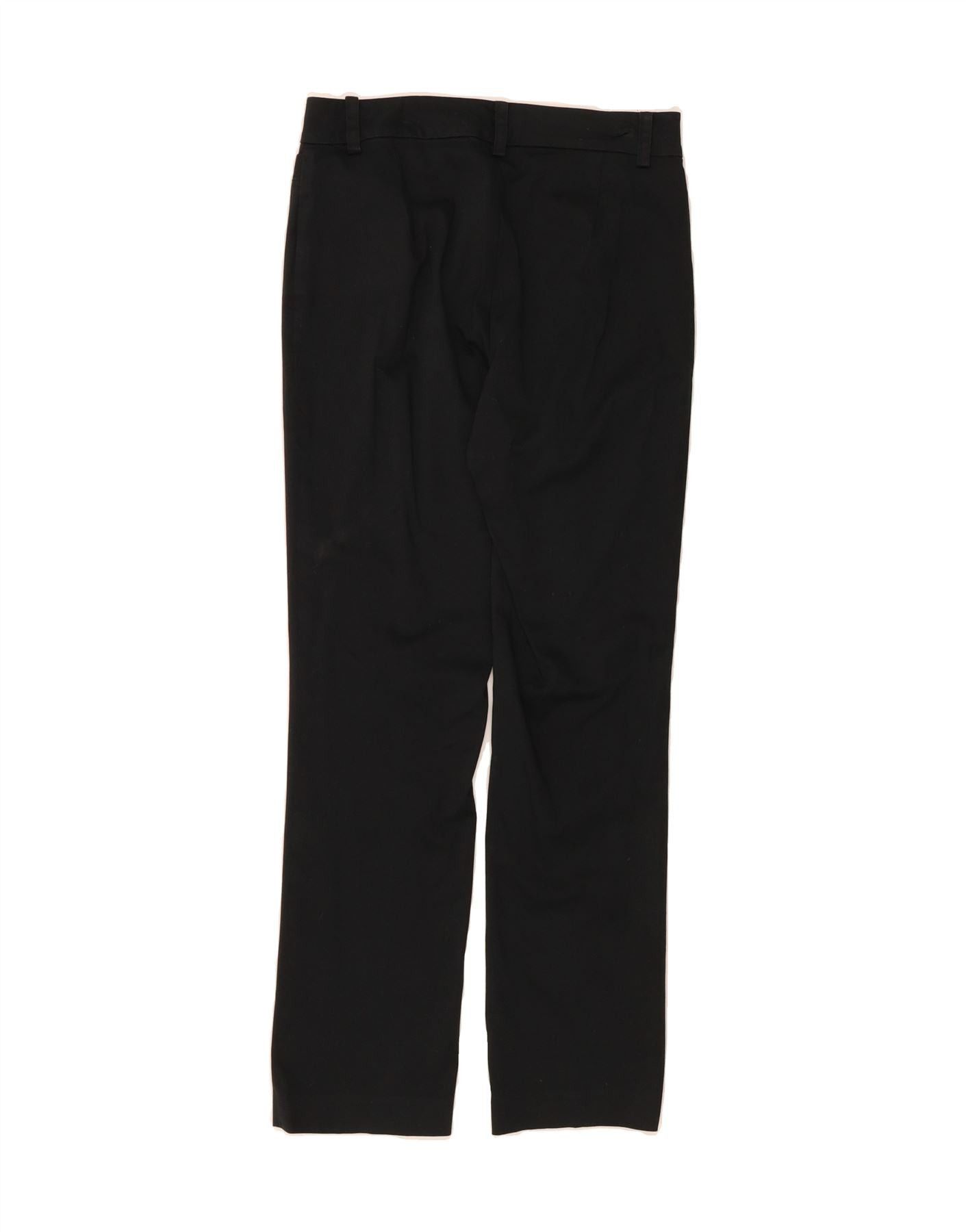 Ralph Lauren Womens Straight Casual Trousers US 4 Small W30 L31 Black Size 25" / US 0 / IT 36 - 2 Thumbnail
