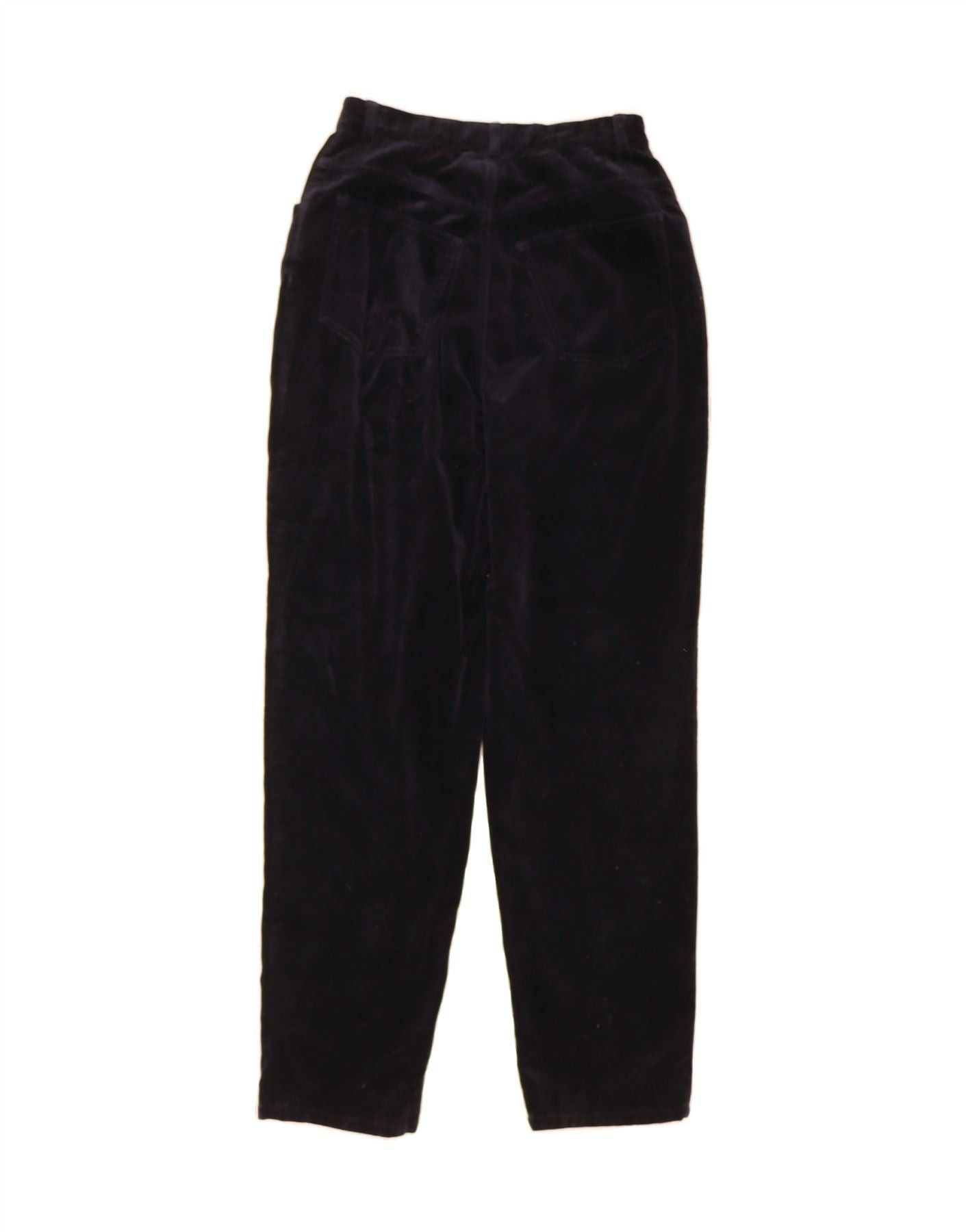 Ralph Lauren Womens Tapered Casual Trousers US 4 Small W26 L28 Navy Blue Size 25" / US 0 / IT 36 - 2 Thumbnail