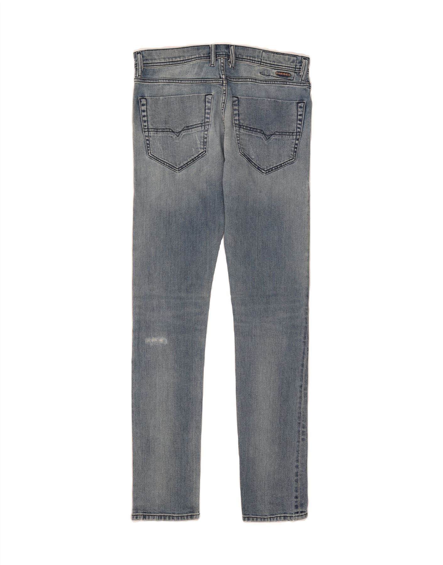 Diesel Womens Tepphar Slim Jeans W30 L32 Blue Cotton Size 42" / US 20 - 2 Thumbnail
