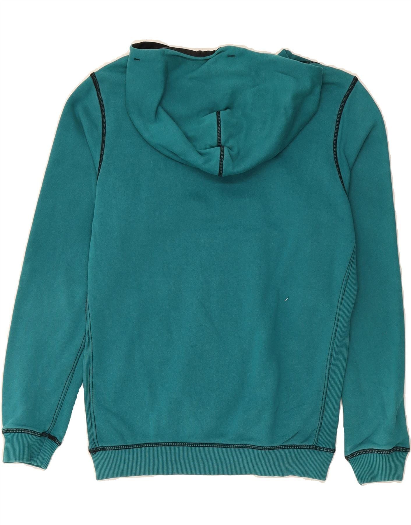 Diesel Mens Graphic Hoodie Jumper Small Green Cotton Size US S / EU 44-46 / 1 - 2 Thumbnail