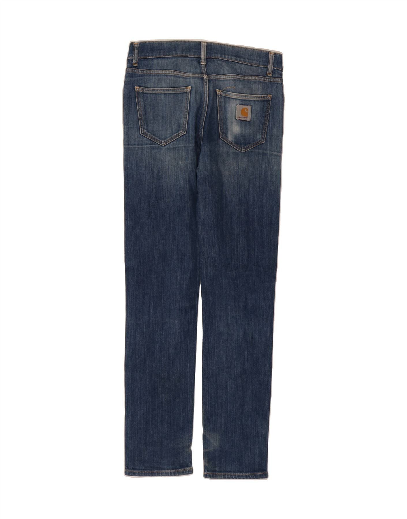 Carhartt Womens Slim Jeans W29 L32 Blue Cotton Size 42" / US 20 - 2 Thumbnail