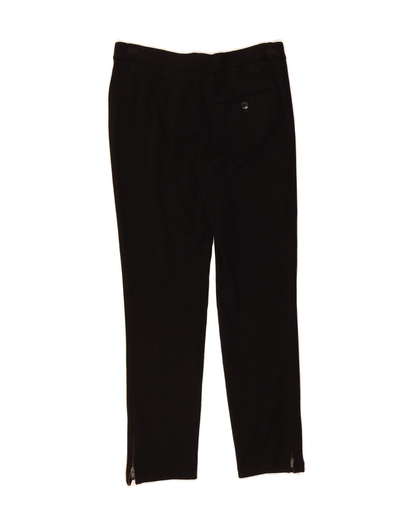 Ralph Lauren Womens Straight Casual Trousers US 4 Small W29 L27 Black Size 25" / US 0 / IT 36 - 2 Thumbnail