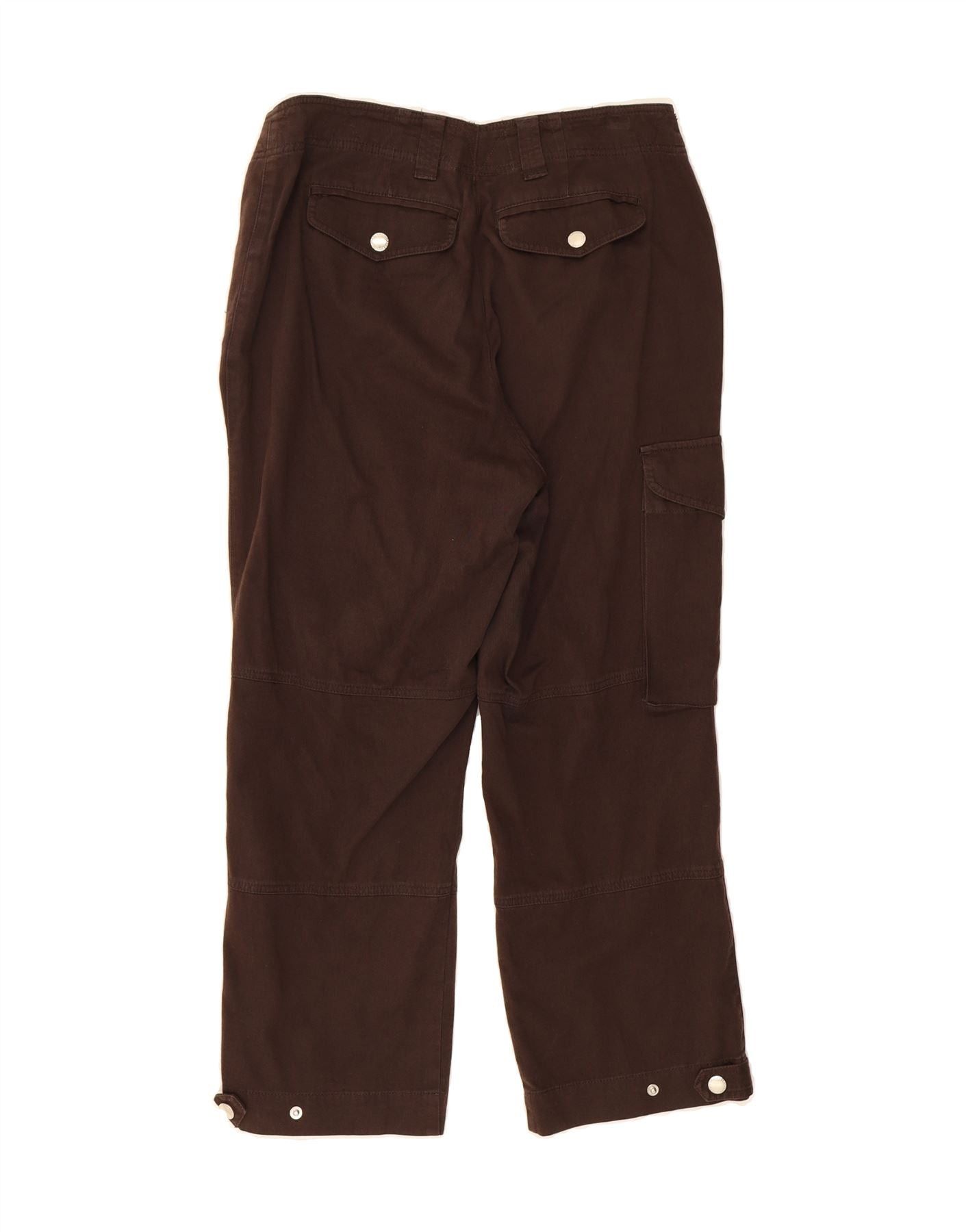 Ralph Lauren Womens Straight Crop Cargo Trousers US 14 XL W32 L26 Brown Size 32" / US 10 / IT 46 - 2 Thumbnail