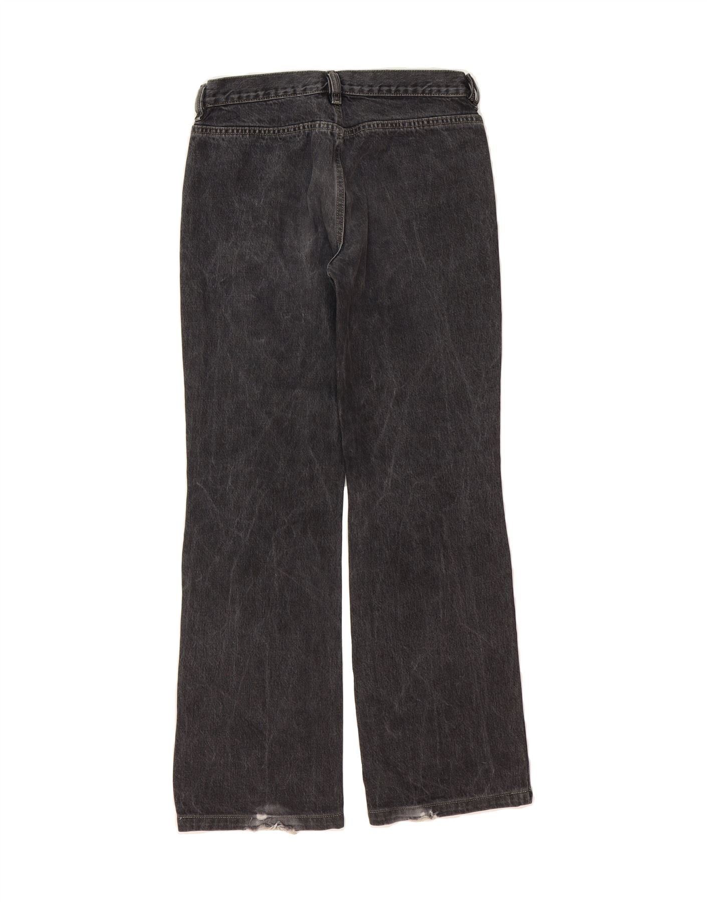 Diesel Womens Bootcut Jeans W28 L31 Black Cotton Size 42" / US 20 - 2 Thumbnail