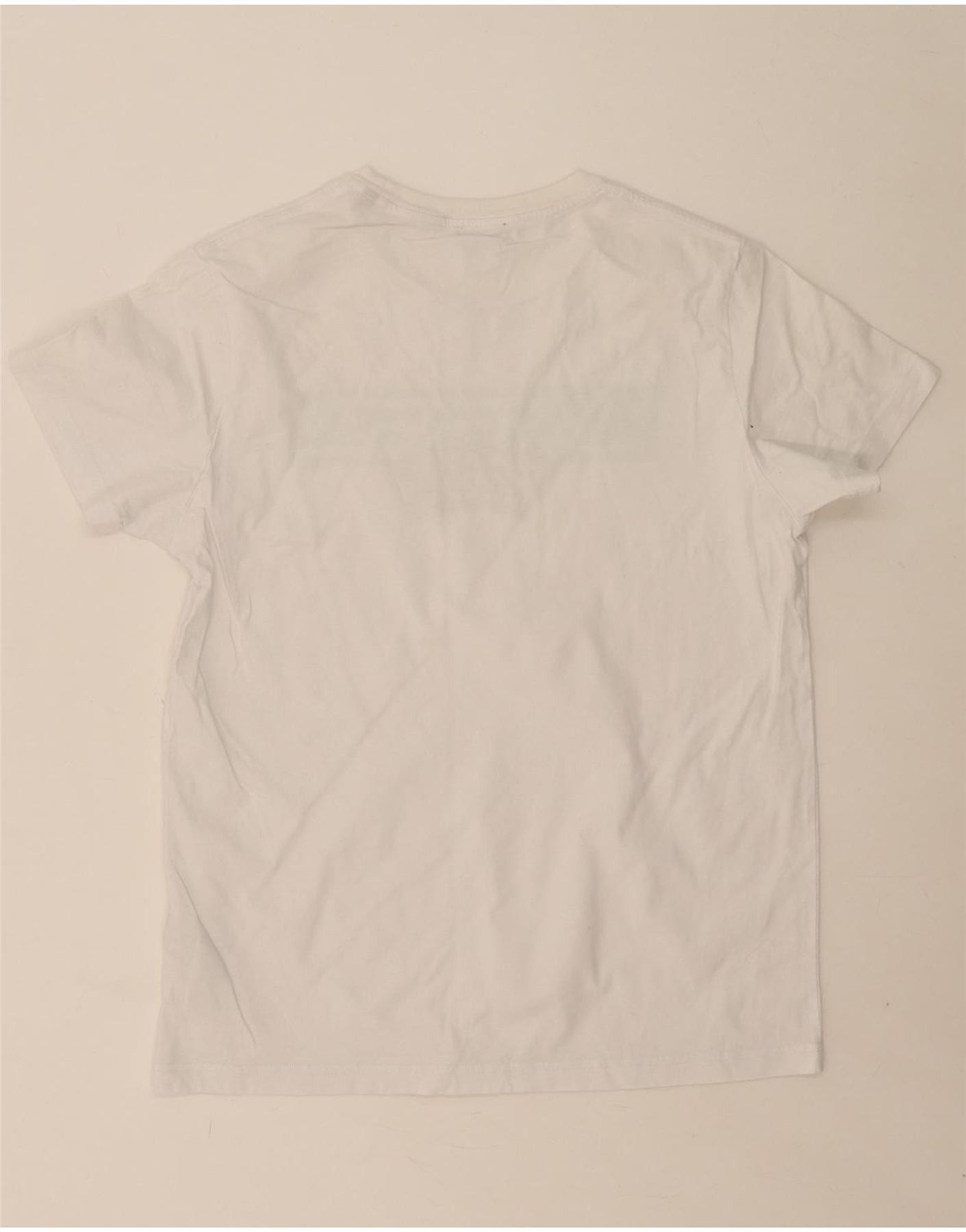 Diesel Mens Graphic T-Shirt Top Large White Cotton Size US L / EU 52-54 / 3 - 2 Thumbnail