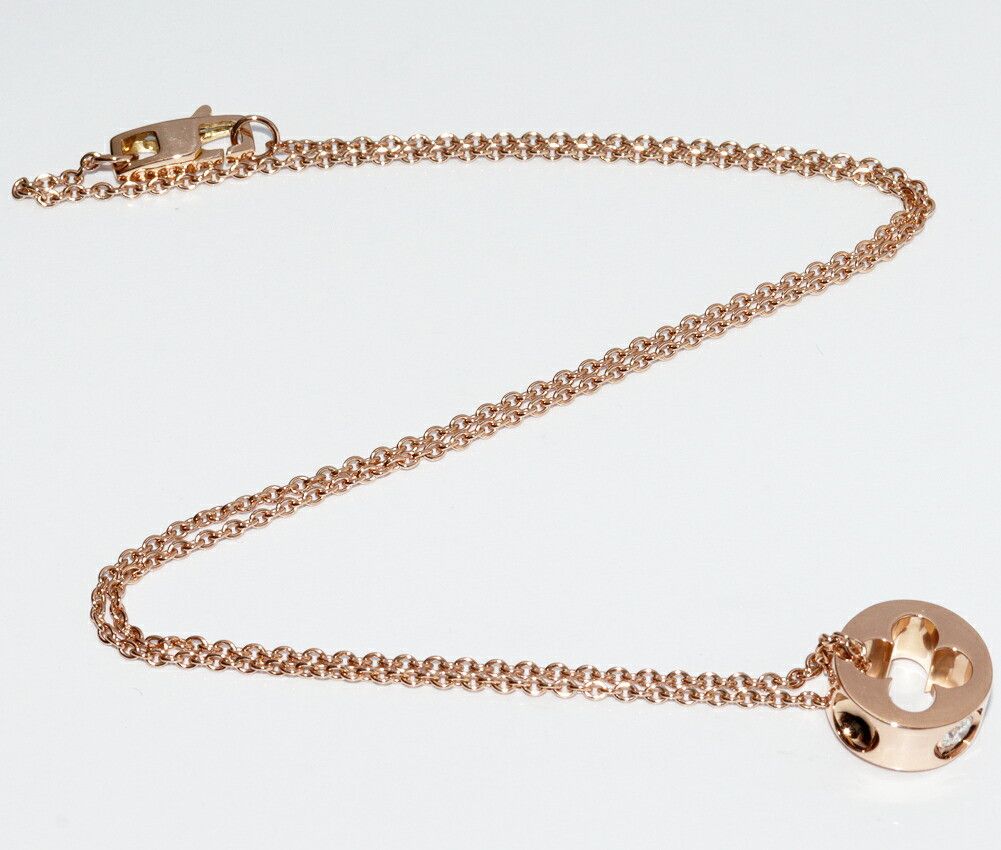 Louis Vuitton Louis Vuitton Louis Vuitton K18PG Panda Unplant Pendant Necklace Q93198 Limited 800 Leather Necklace Q93198 DUTY FREE for USA Size ONE SIZE - 3 Thumbnail
