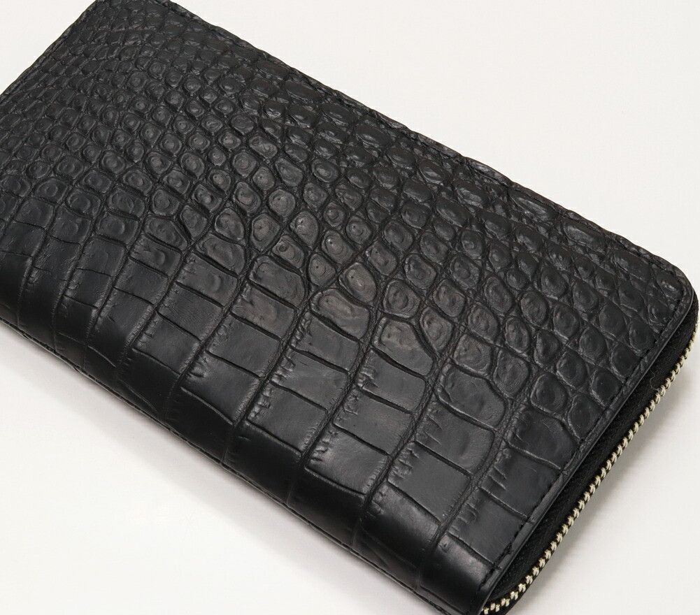 Other Other Matte Crocodile Long Zip Wallet with Coin Pocket Leather Long Wallet DUTY FREE for USA Size ONE SIZE - 4 Thumbnail