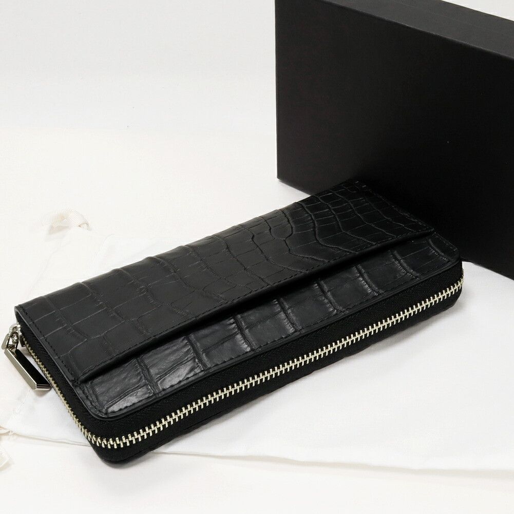 Other Other Matte Crocodile Long Zip Wallet with Coin Pocket Leather Long Wallet DUTY FREE for USA Size ONE SIZE - 2 Thumbnail