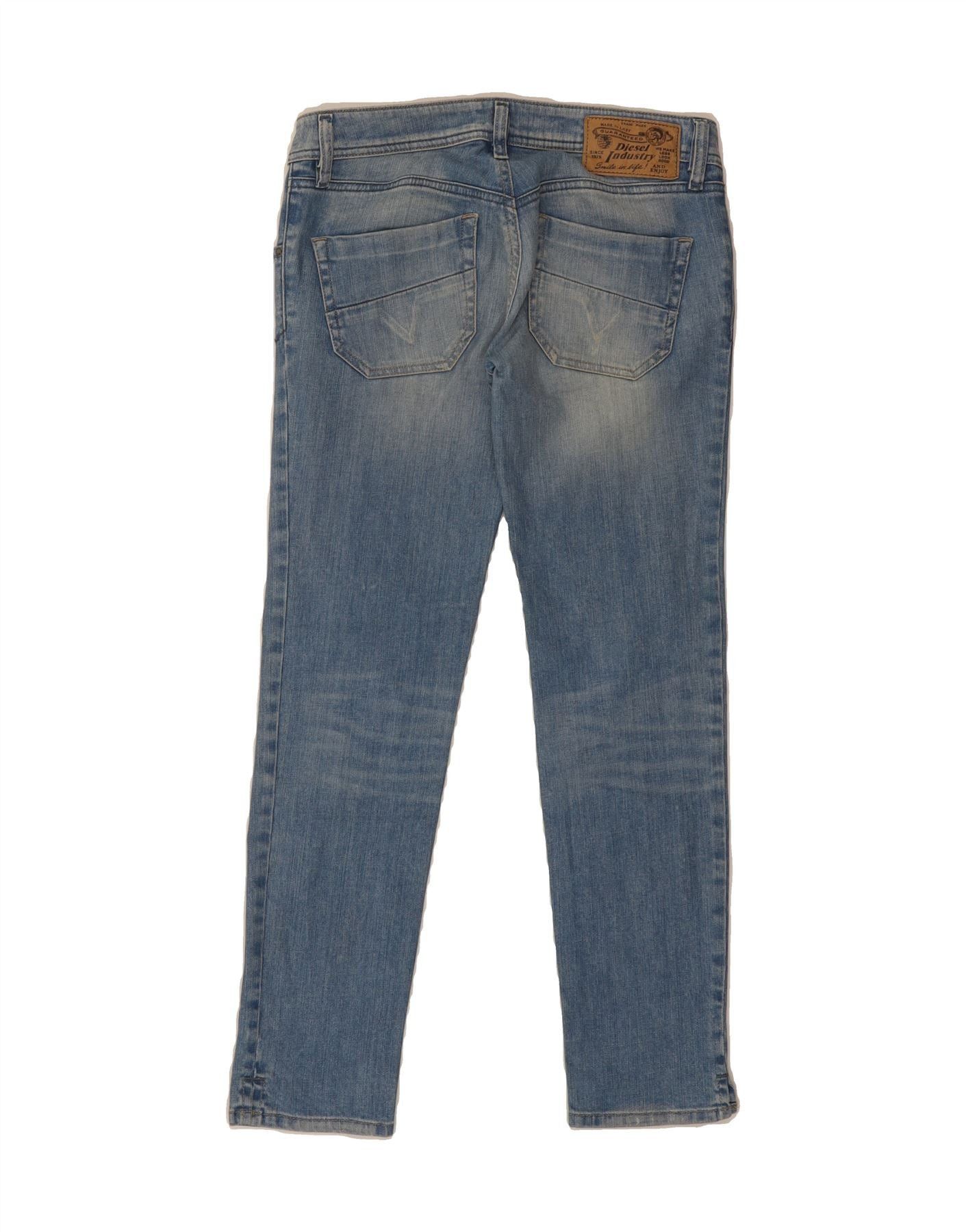 Diesel Womens Nevy Slim Jeans W26 L27 Blue Cotton Size 42" / US 20 - 2 Thumbnail