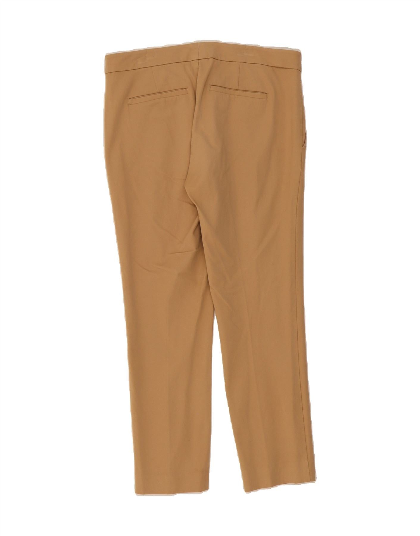 Ralph Lauren Womens Slim Chino Trousers US 8 Medium W34 L26 Beige Cotton Size 27" / US 4 / IT 40 - 2 Thumbnail