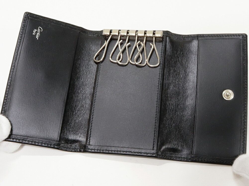 Cartier Cartier Cartier Calfskin Pasha Key Case L3000127 Leather Key case L3000127 DUTY FREE for USA Size ONE SIZE - 3 Thumbnail