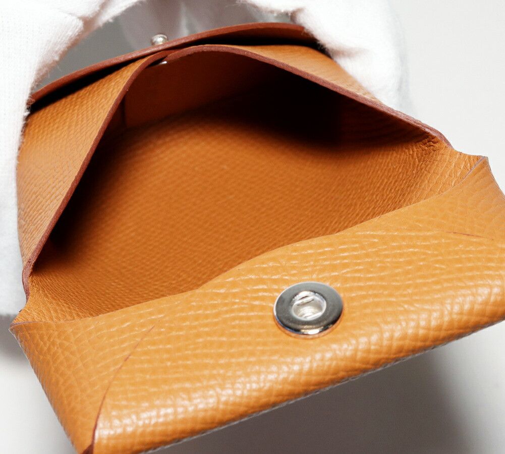 Hermes Hermes Hermes Bastia Epsom Coin Case Leather Coin Case Stamp B DUTY FREE for USA Size ONE SIZE - 4 Thumbnail