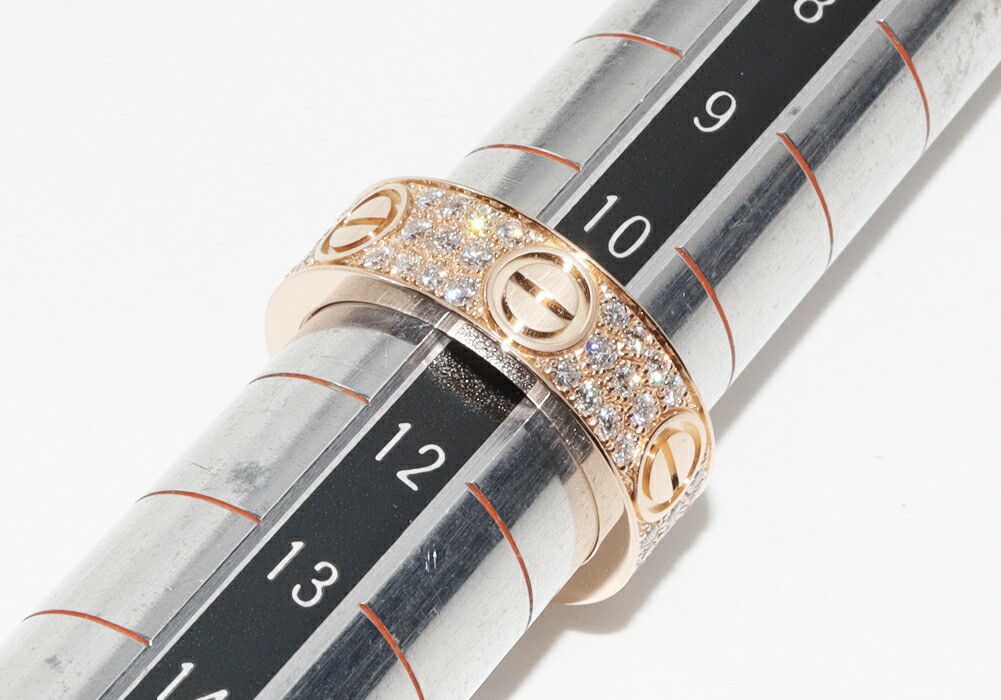 Cartier Cartier Cartier K18PG Love Ring Ring B40876 Size 11 Leather Ring B40876 DUTY FREE for USA Size ONE SIZE - 2 Thumbnail