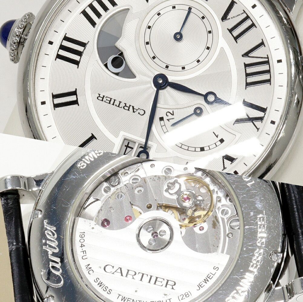 Cartier Cartier Cartier Silver Dial Rotonde de Cartier Automatic Watch W1556368 Metal Automatic W1556368 DUTY FREE for USA Size ONE SIZE - 6 Thumbnail