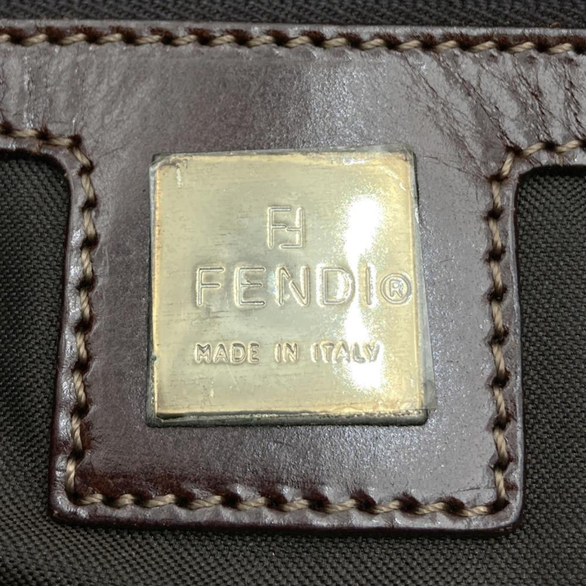 Fendi FENDI handbag tote bag denim leather navy women's men's Size ONE SIZE - 7 Thumbnail