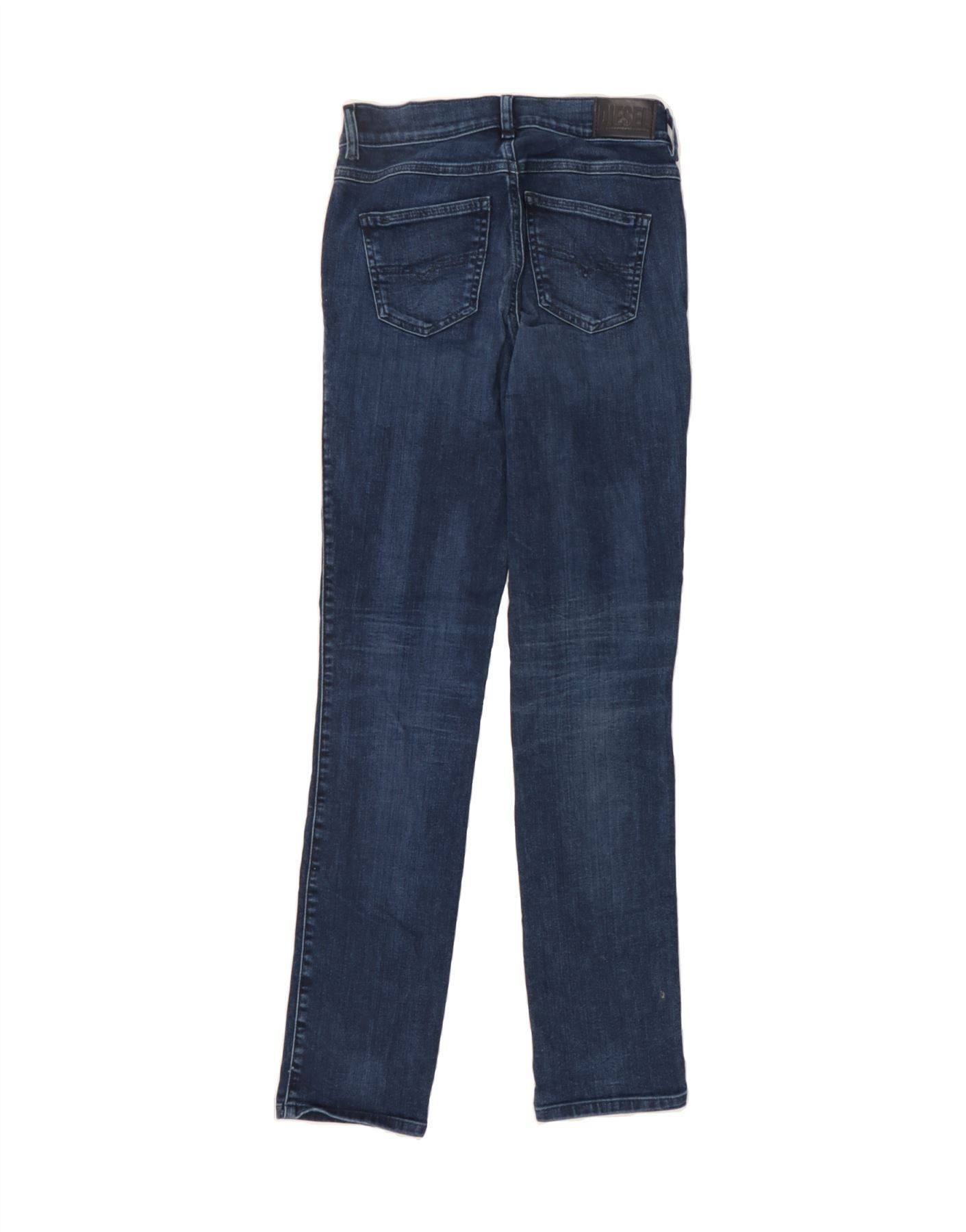 Diesel Womens Sandy Regular Straight Jeans W25 L32 Blue Cotton Size 42" / US 20 - 2 Thumbnail