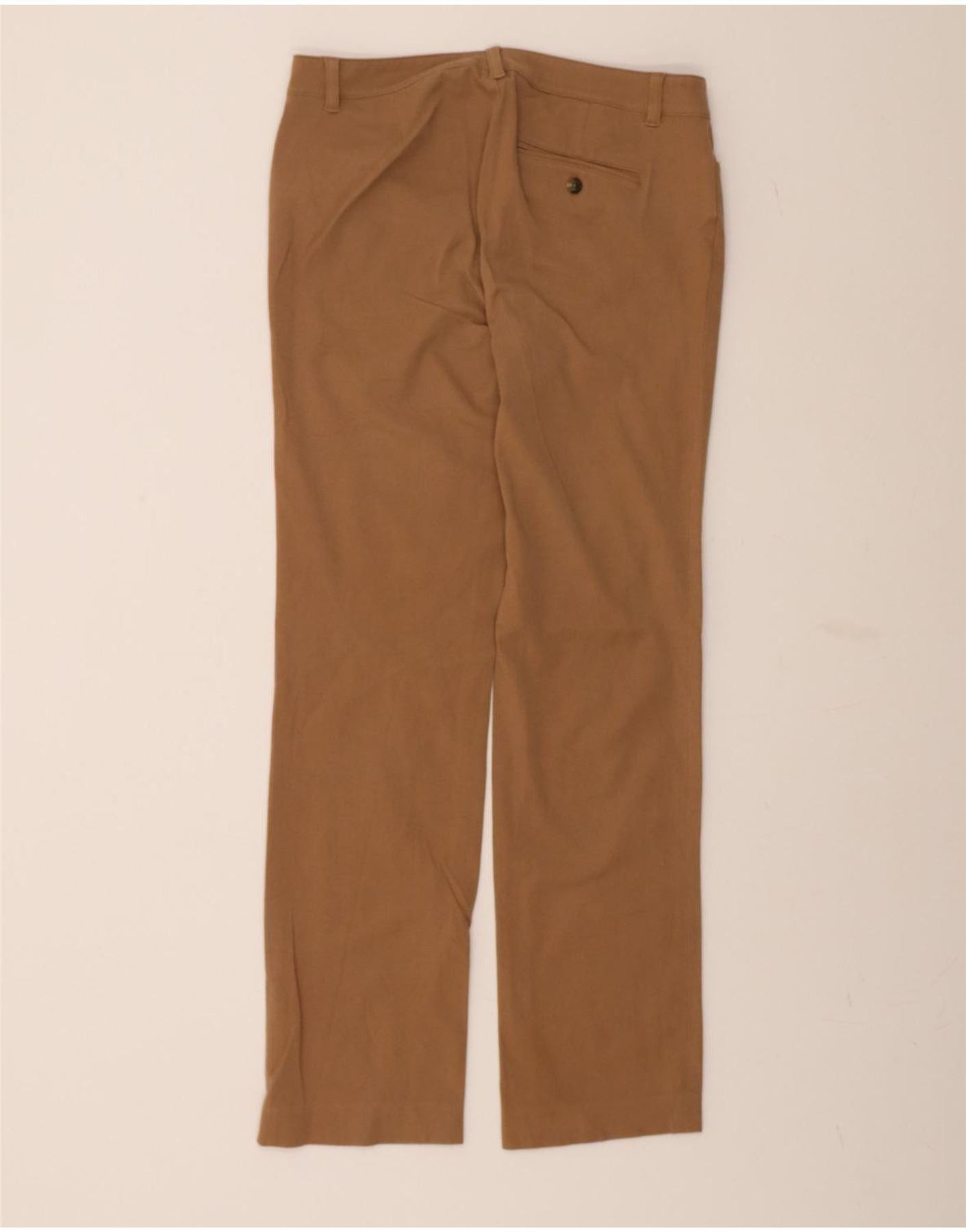 Ralph Lauren Womens Adelle Casual Trousers US 8 Medium W33 L31 Brown Size 27" / US 4 / IT 40 - 2 Thumbnail
