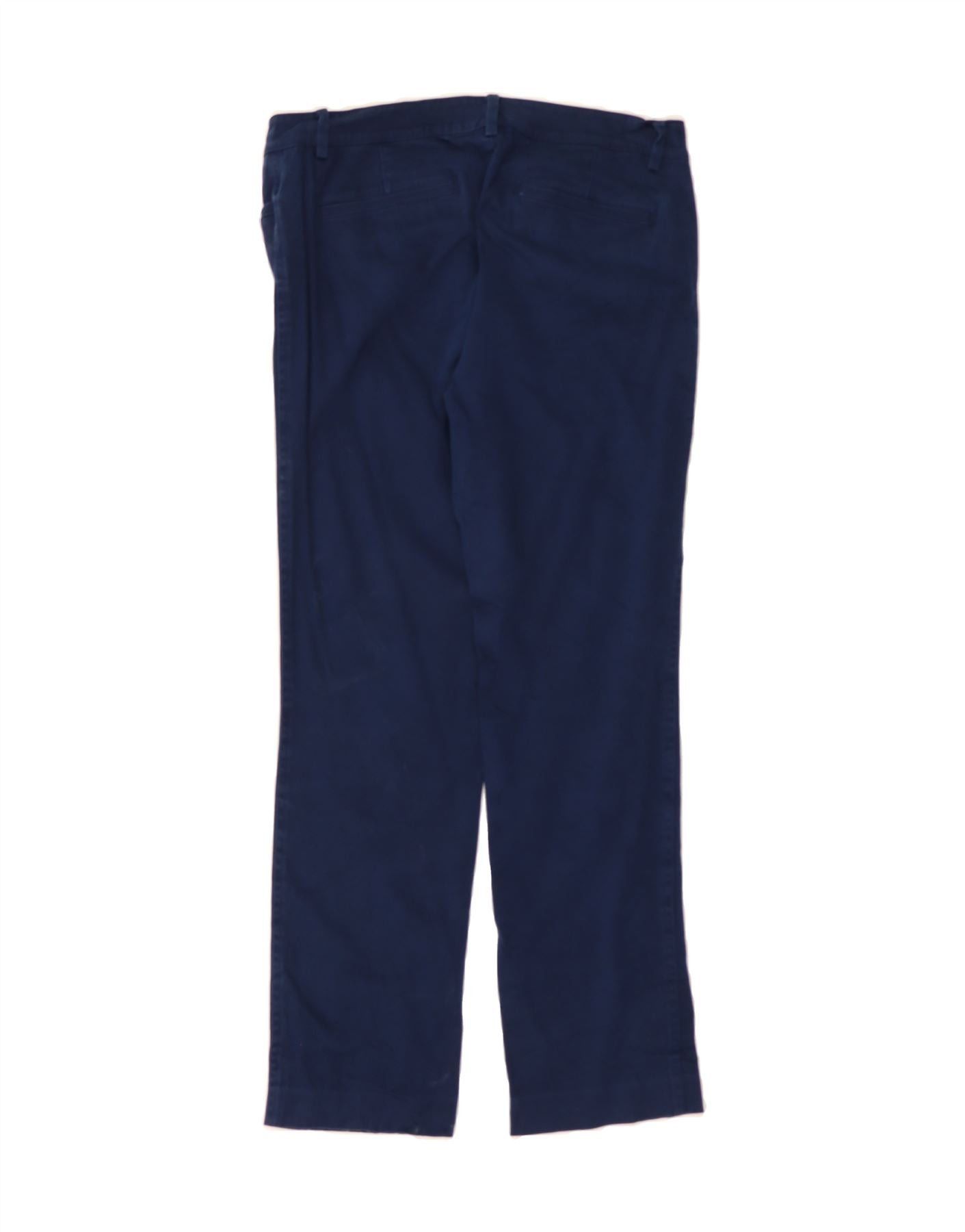 Ralph Lauren Womens Straight Casual Trousers US 6 Medium W32 L28 Navy Blu Size 26" / US 2 / IT 38 - 2 Thumbnail