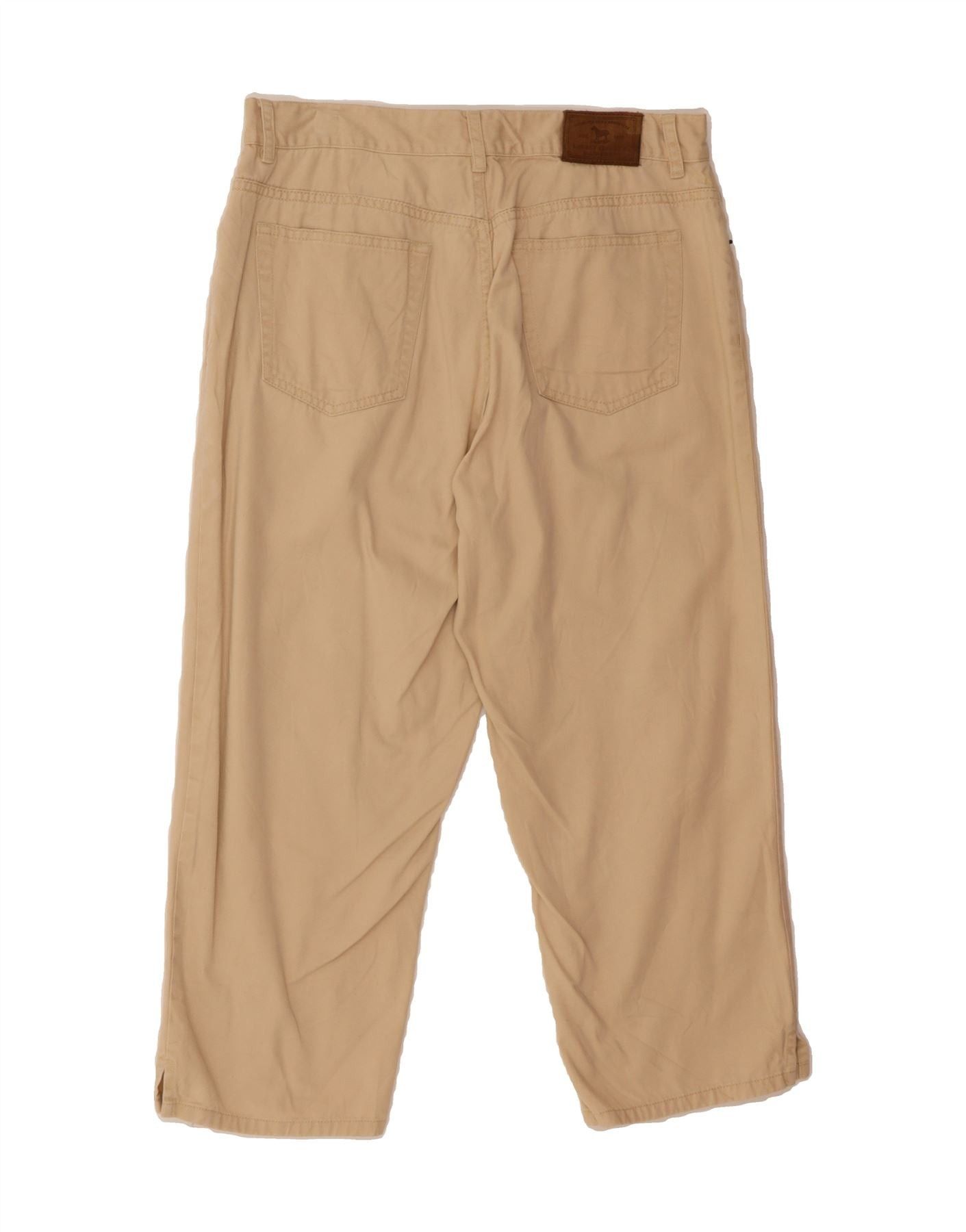 Ralph Lauren Womens Straight Capri Trousers US 6 Medium W29 L21 Beige Size 26" / US 2 / IT 38 - 2 Thumbnail