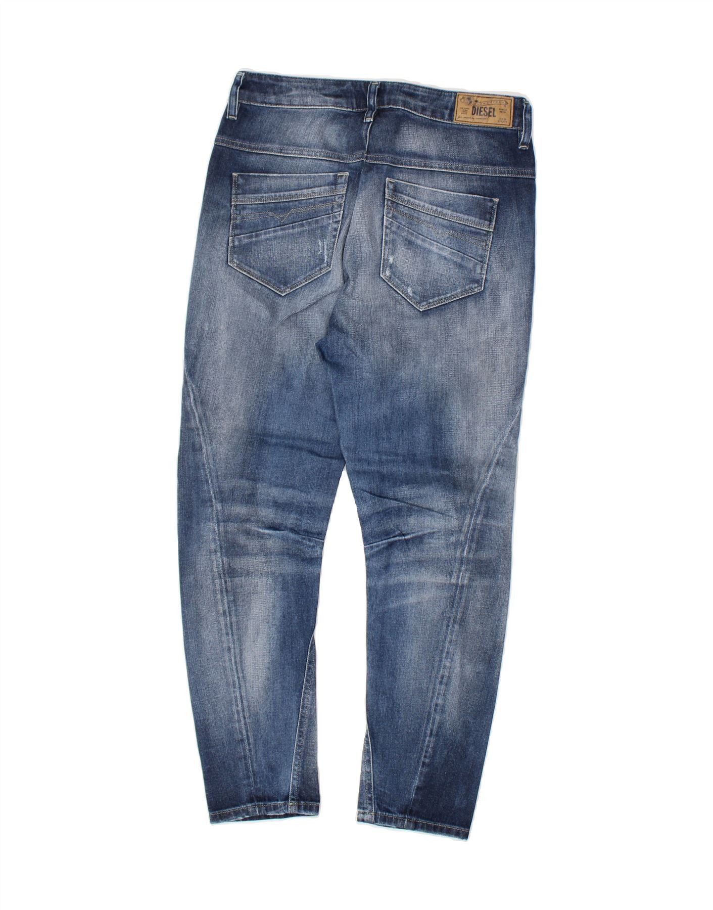 Diesel Womens Banana Slim Jeans W28 L25 Blue Size 42" / US 20 - 2 Thumbnail