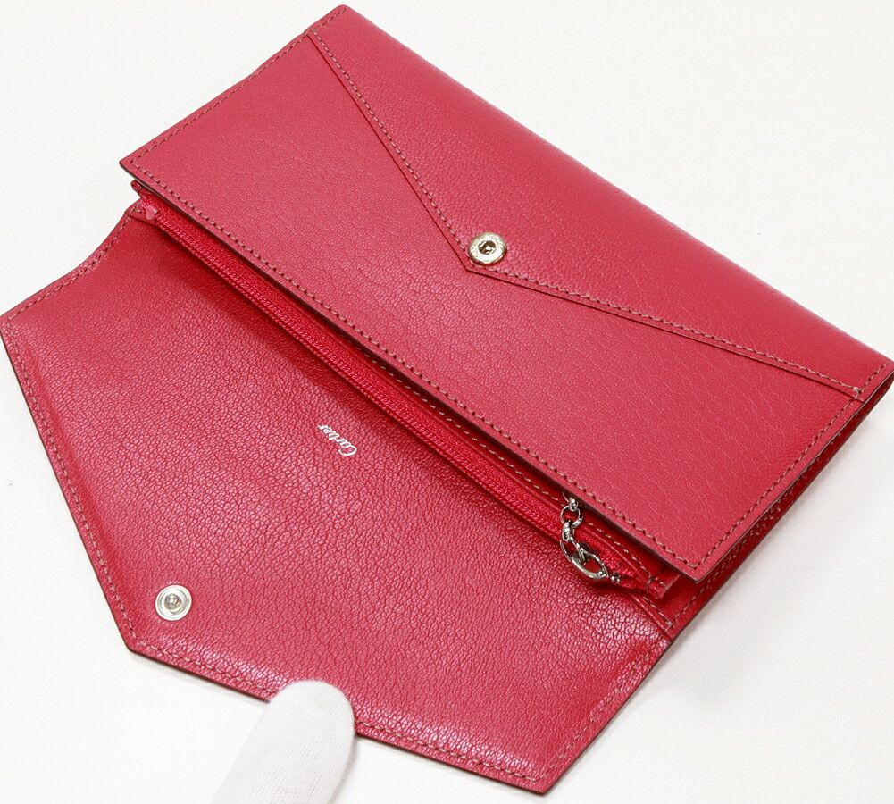 Cartier Cartier Cartier Calf Le Must Collection Long Zip Wallet L3001352 Leather Long Wallet L3001352 DUTY FREE for USA Size ONE SIZE - 3 Thumbnail
