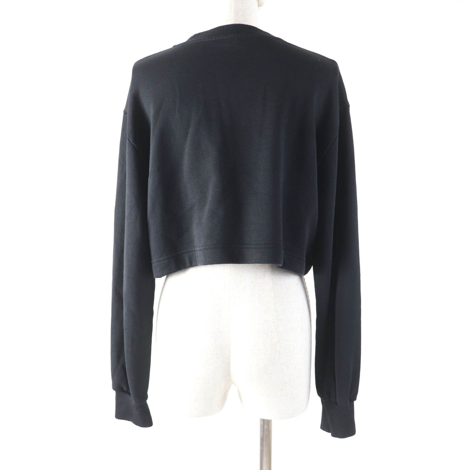 Dolce & Gabbana Dolce & Gabbana Dolce&Gabbana DG Plate Logo Cropped Sweatshirt Cotton Sweatshirts & Hoodies F9N80Z 13985 DUTY FREE for USA Size ONE SIZE - 3 Thumbnail