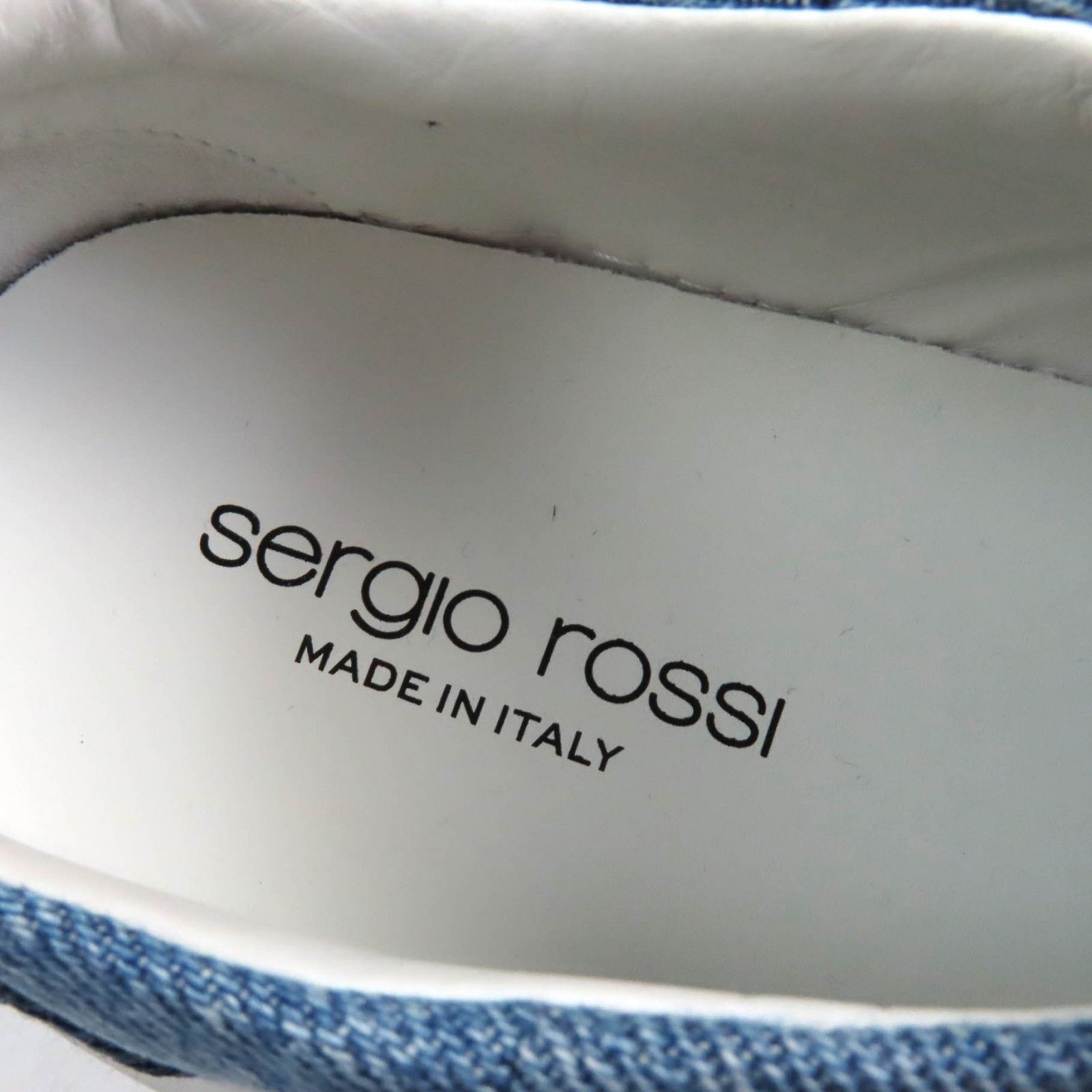 Other Other Sergio Rossi Levis sr1 ADDICT Patchwork denim sneakers Denim Shoes DUTY FREE for USA Size ONE SIZE - 10 Thumbnail