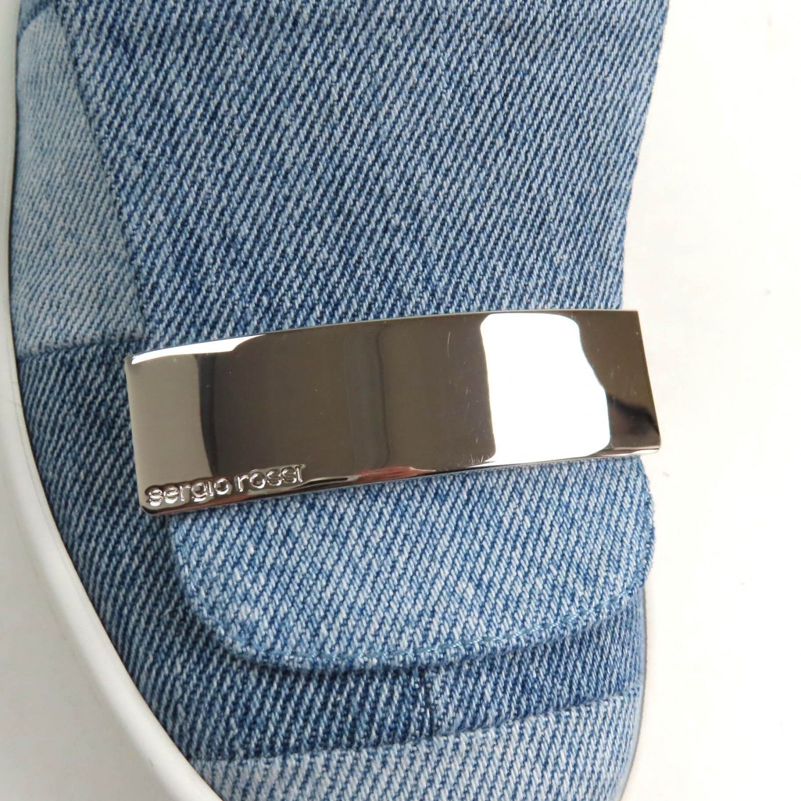 Other Other Sergio Rossi Levis sr1 ADDICT Patchwork denim sneakers Denim Shoes DUTY FREE for USA Size ONE SIZE - 8 Thumbnail