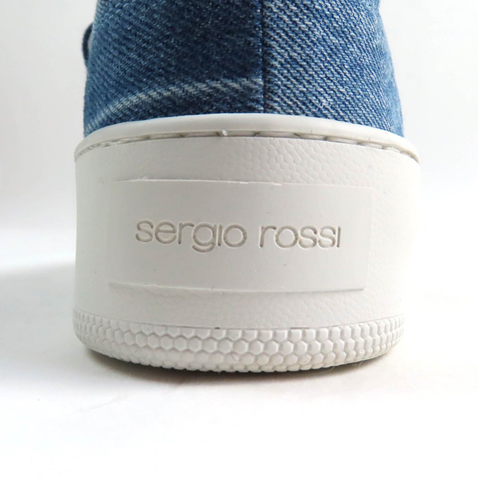 Other Other Sergio Rossi Levis sr1 ADDICT Patchwork denim sneakers Denim Shoes DUTY FREE for USA Size ONE SIZE - 9 Thumbnail