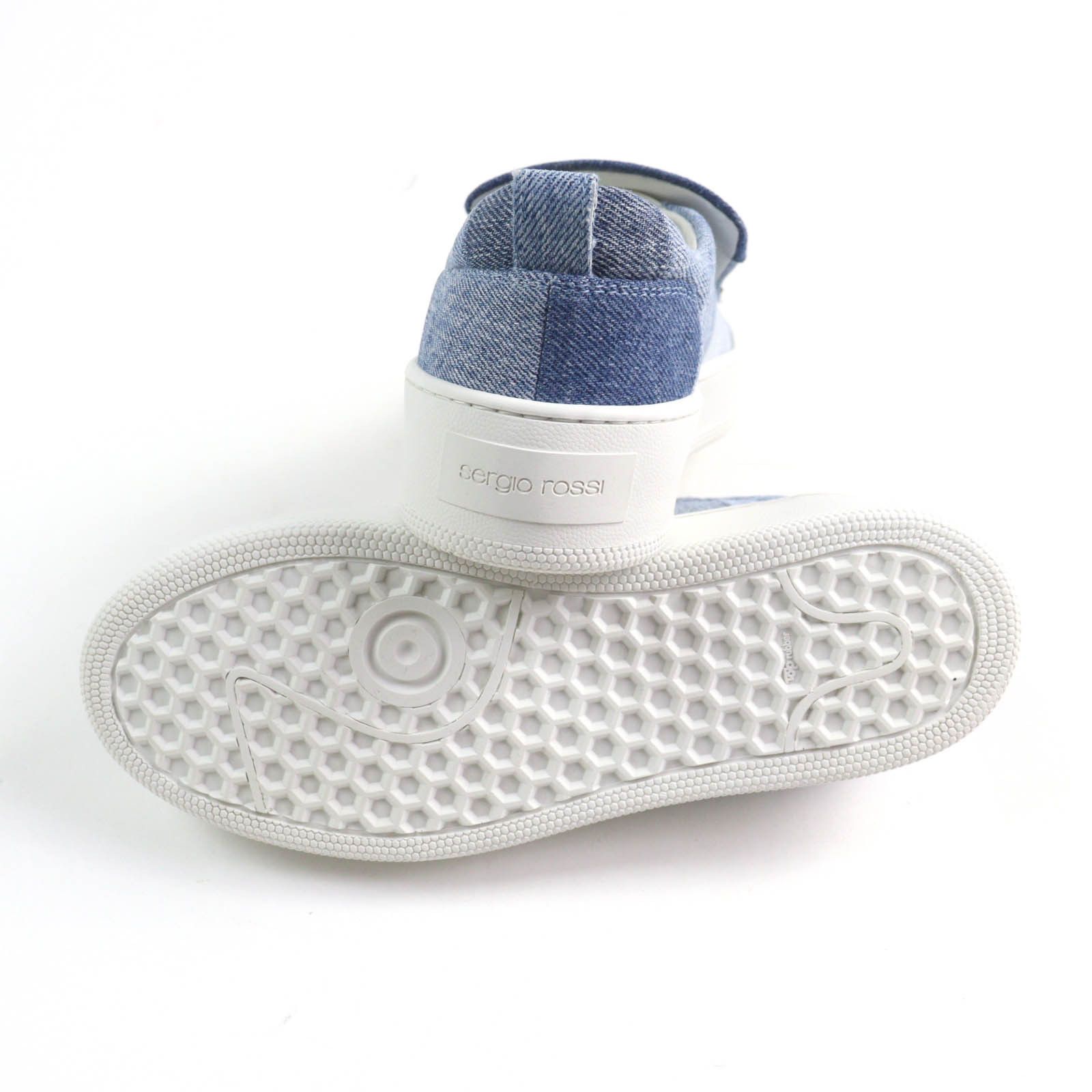Other Other Sergio Rossi Levis sr1 ADDICT Patchwork denim sneakers Denim Shoes DUTY FREE for USA Size ONE SIZE - 6 Thumbnail