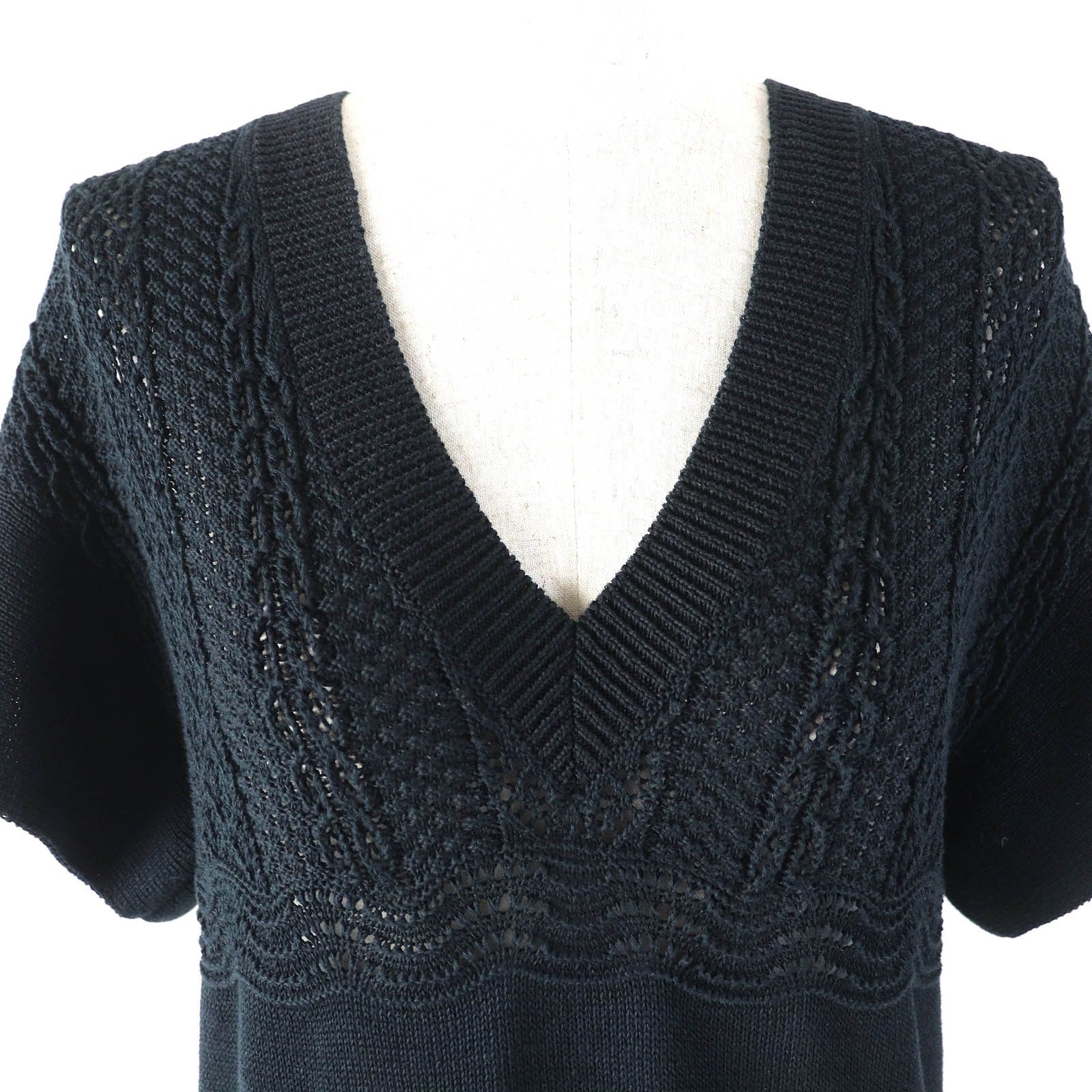 Chanel Chanel Chanel P58547 Cotton Knit One Piece Cotton Dresses P58547 DUTY FREE for USA Size ONE SIZE - 4 Thumbnail