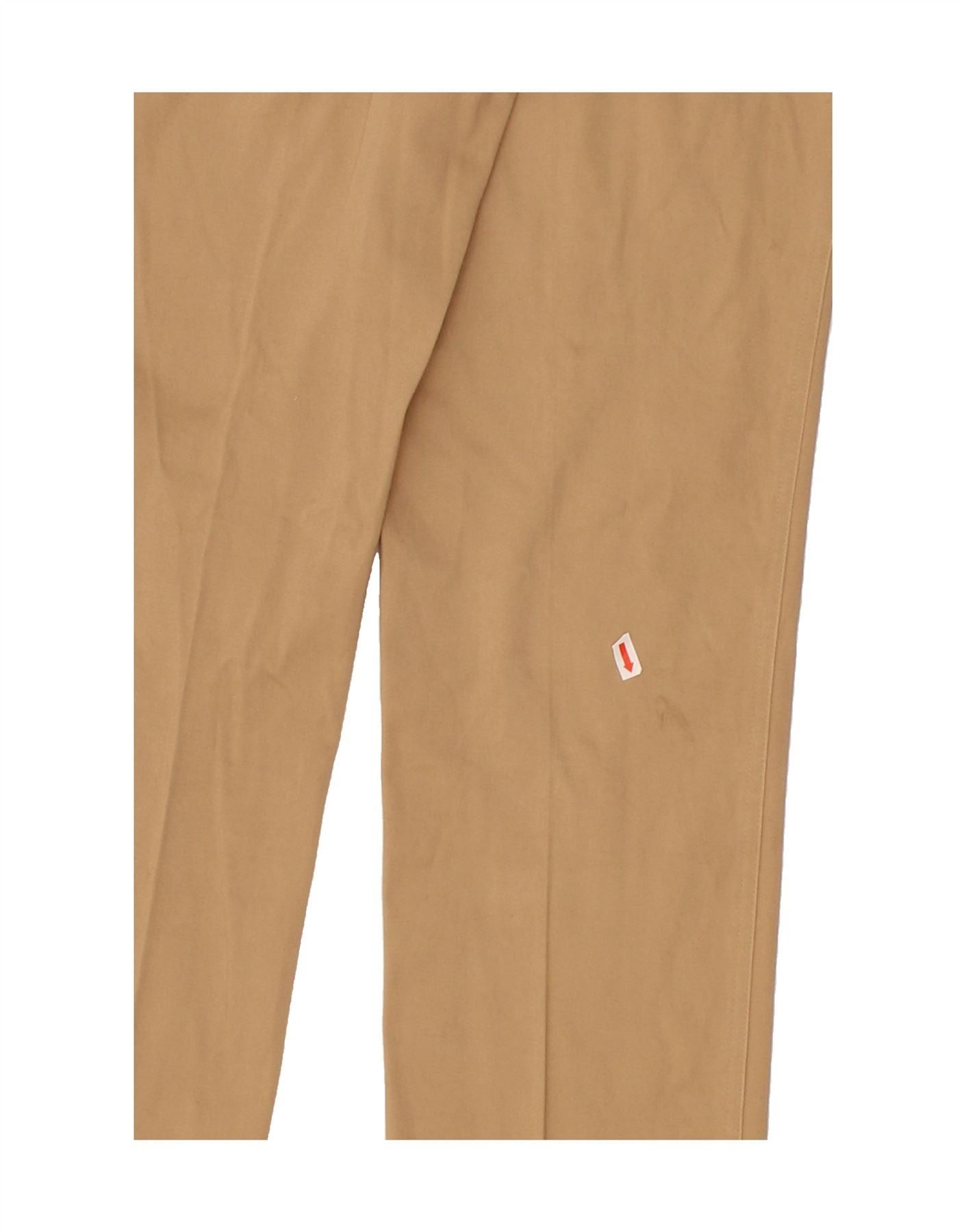 Ralph Lauren Womens Slim Casual Trousers US 4 Small W32 L29 Brown Cotton Size 25" / US 0 / IT 36 - 3 Thumbnail