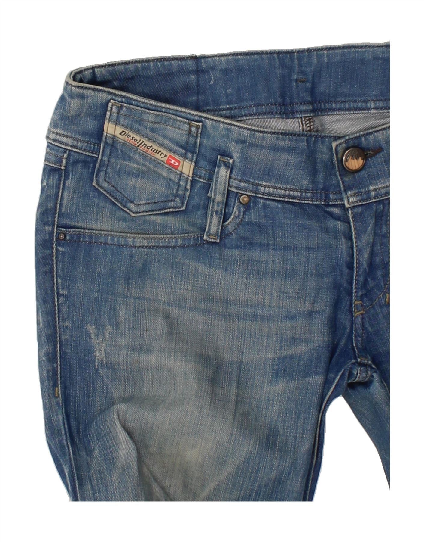Diesel Womens Matic Slim Jeans W27 L32 Blue Cotton Size 42" / US 20 - 4 Thumbnail