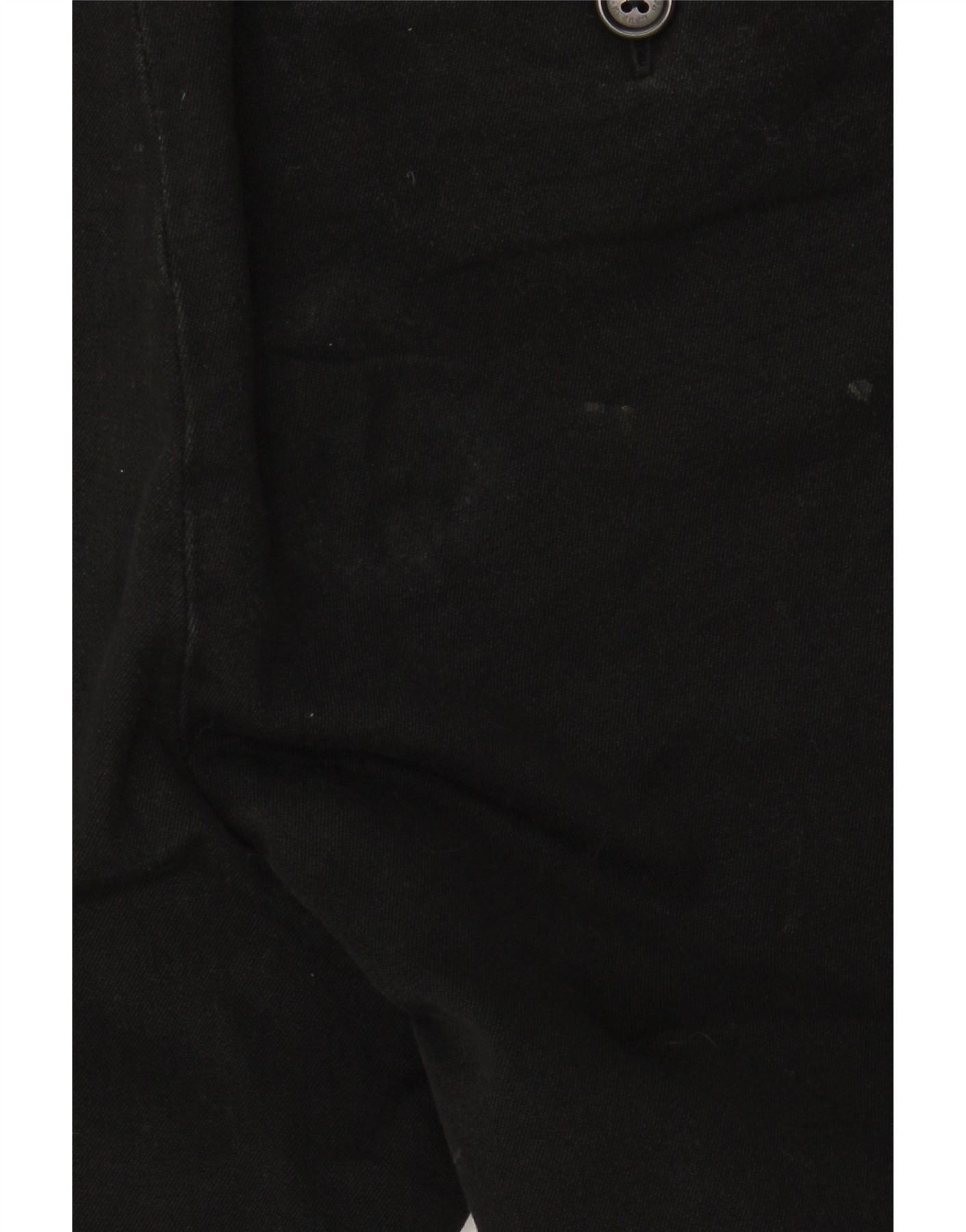 Ralph Lauren Womens Adelle Casual Trousers US 10 Large W34 L25 Black Size 28" / US 6 / IT 42 - 3 Thumbnail