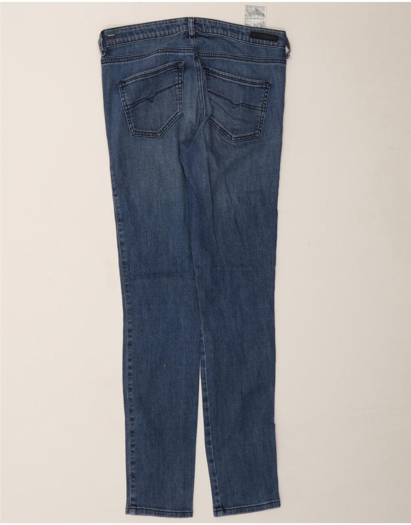 Diesel Womens Slim Jeans W27 L32 Blue Lyocell Size 42" / US 20 - 2 Thumbnail