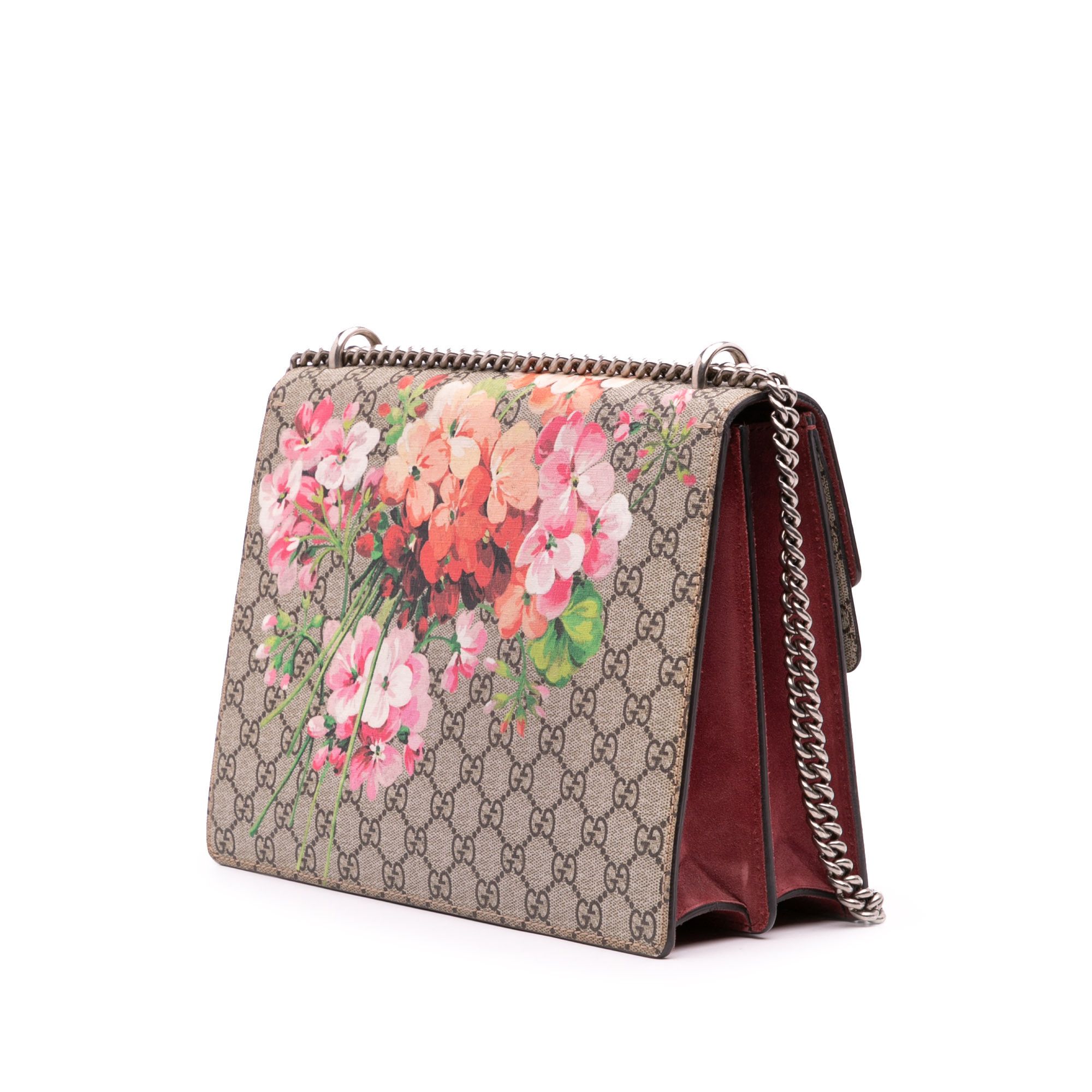 Gucci Gucci Medium GG Supreme Blooms Dionysus Shoulder Bag Size ONE SIZE - 2 Thumbnail