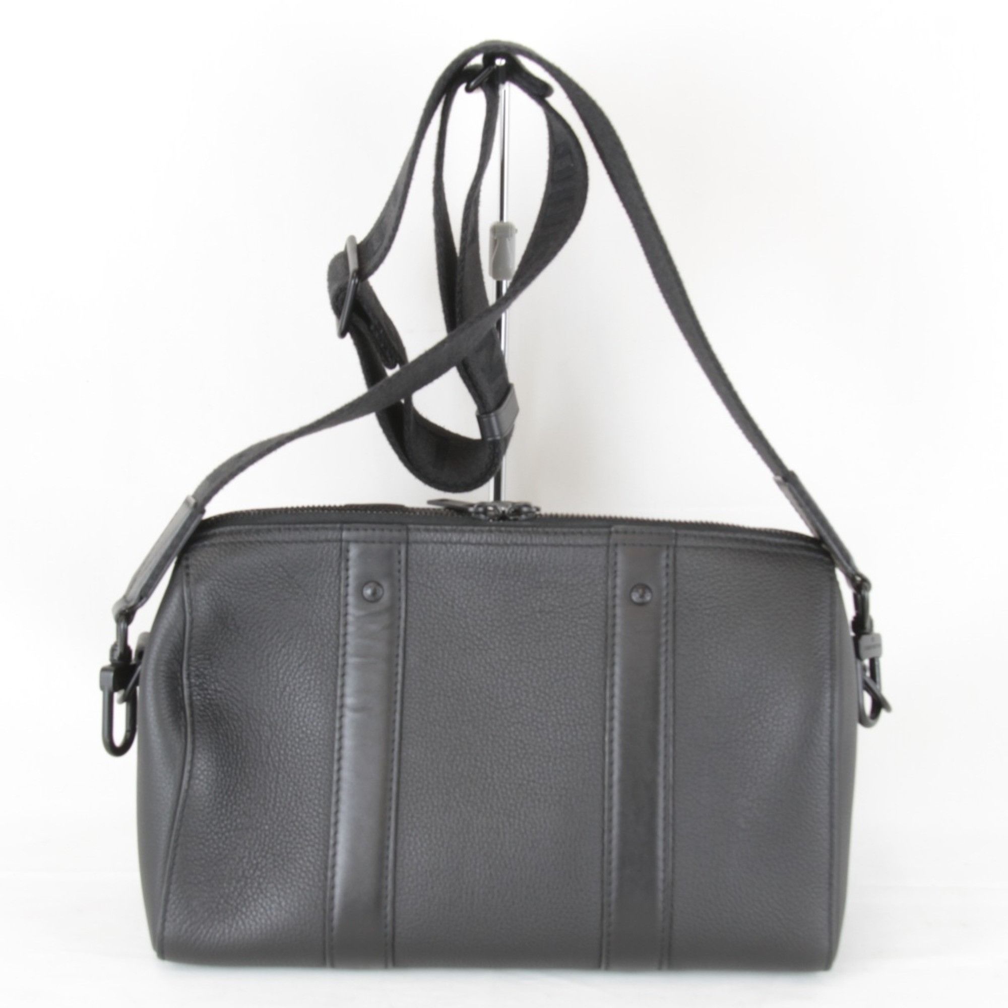 Louis Vuitton LOUIS VUITTON Aerogram City Keepall M59255 Shoulder Bag, Leather, Black, Compact, Women's Size ONE SIZE - 2 Thumbnail