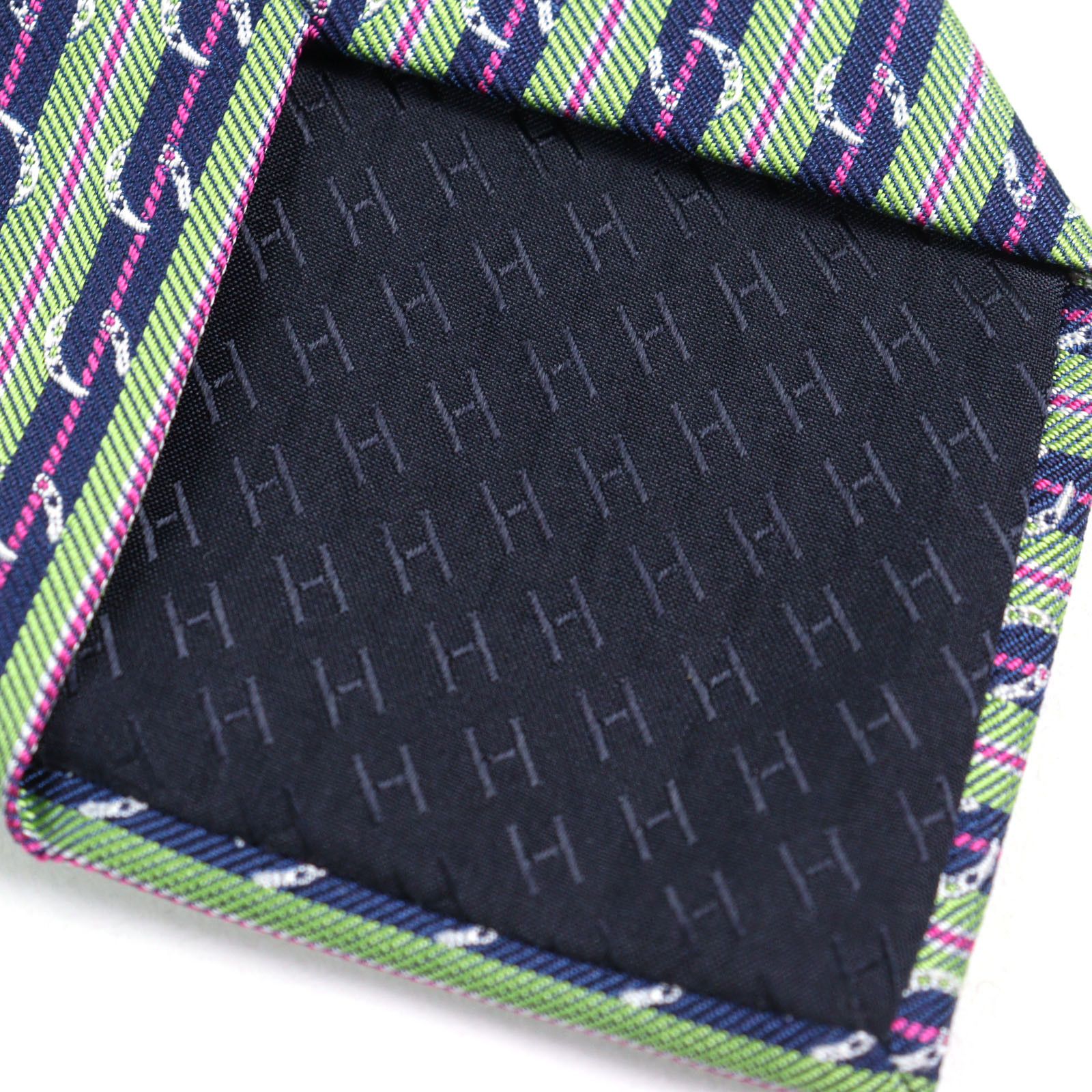 Hermes Hermes Hermes Cravate Soie Lourde Silk Tie Others Necktie DUTY FREE for USA Size ONE SIZE - 8 Thumbnail