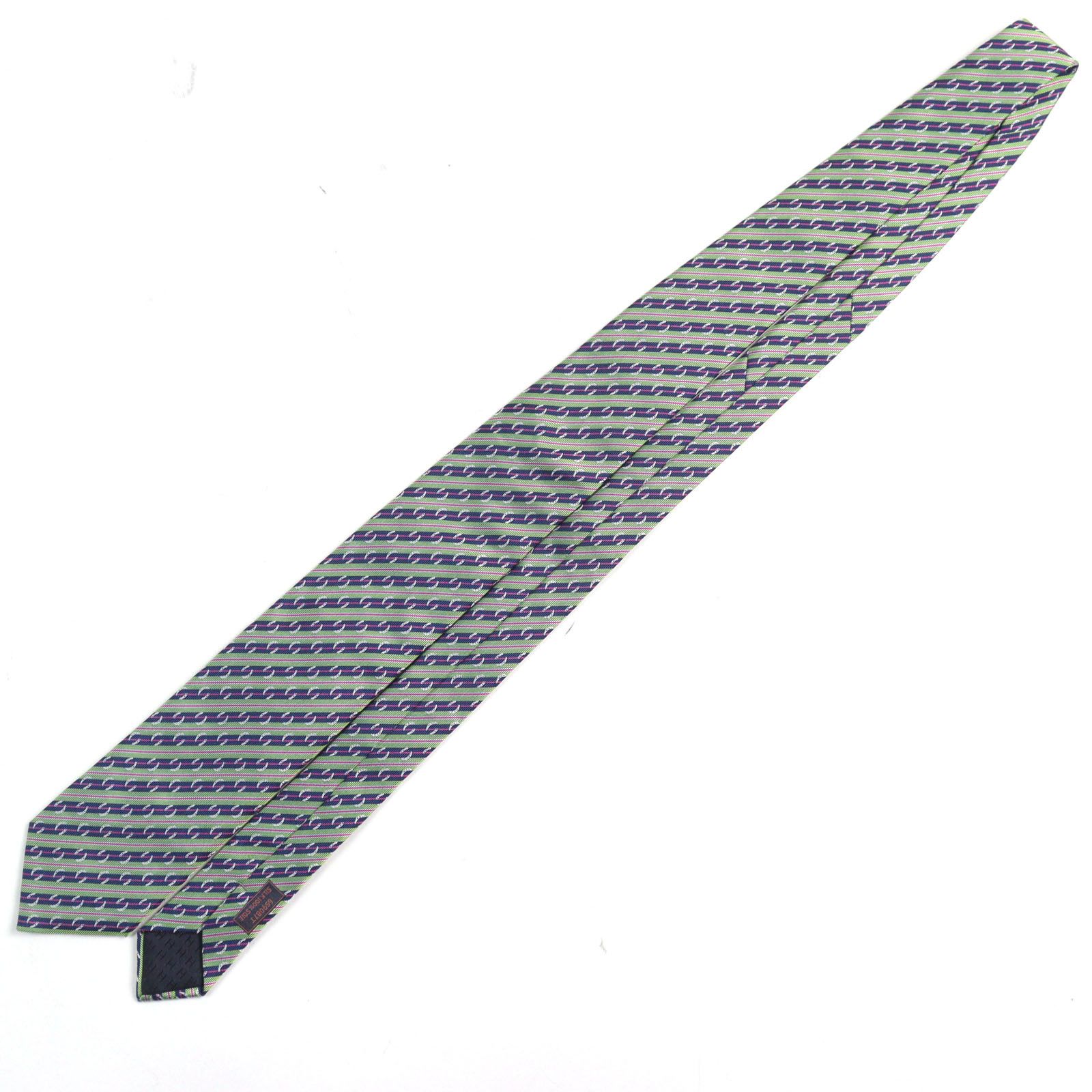 Hermes Hermes Hermes Cravate Soie Lourde Silk Tie Others Necktie DUTY FREE for USA Size ONE SIZE - 3 Thumbnail