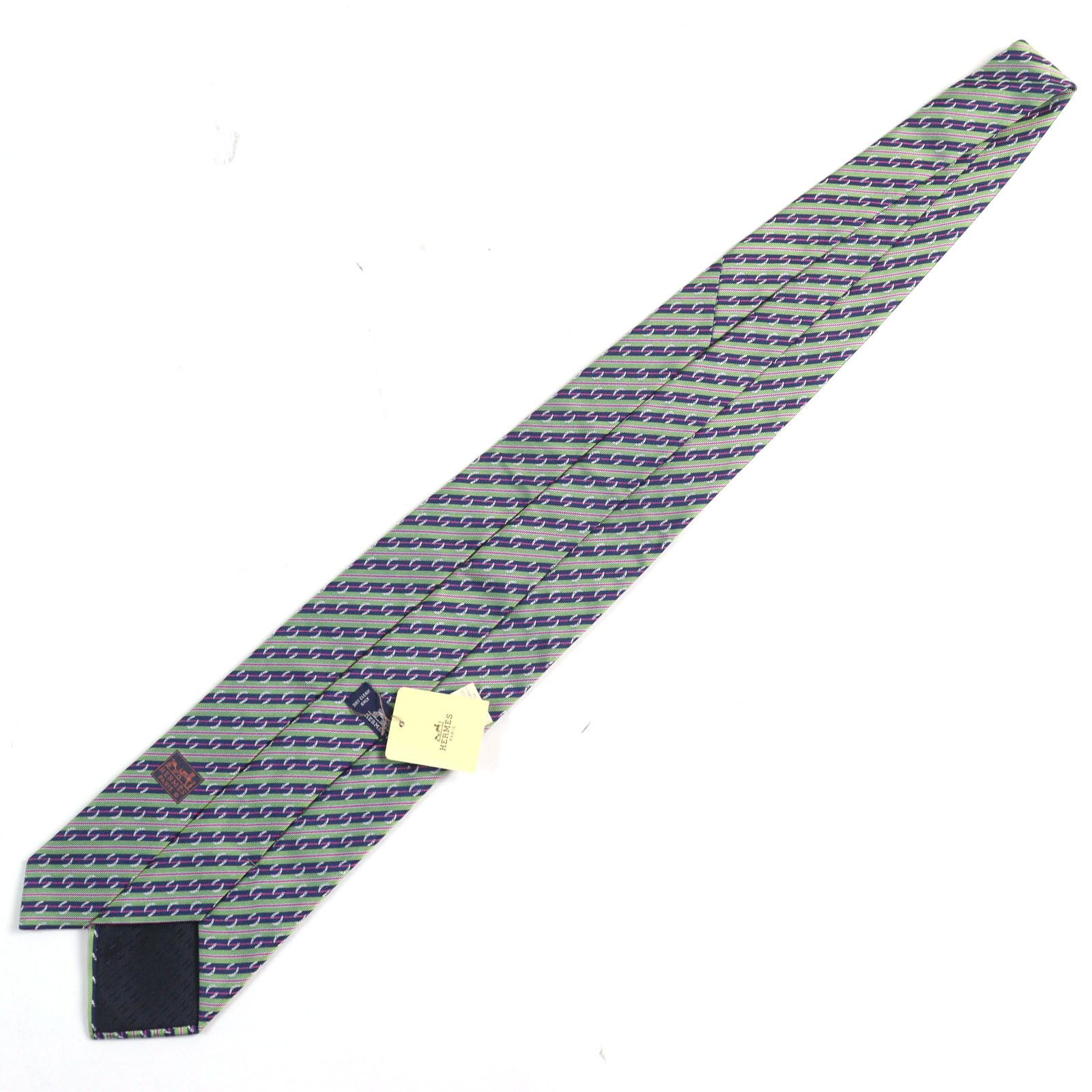 Hermes Hermes Hermes Cravate Soie Lourde Silk Tie Others Necktie DUTY FREE for USA Size ONE SIZE - 4 Thumbnail