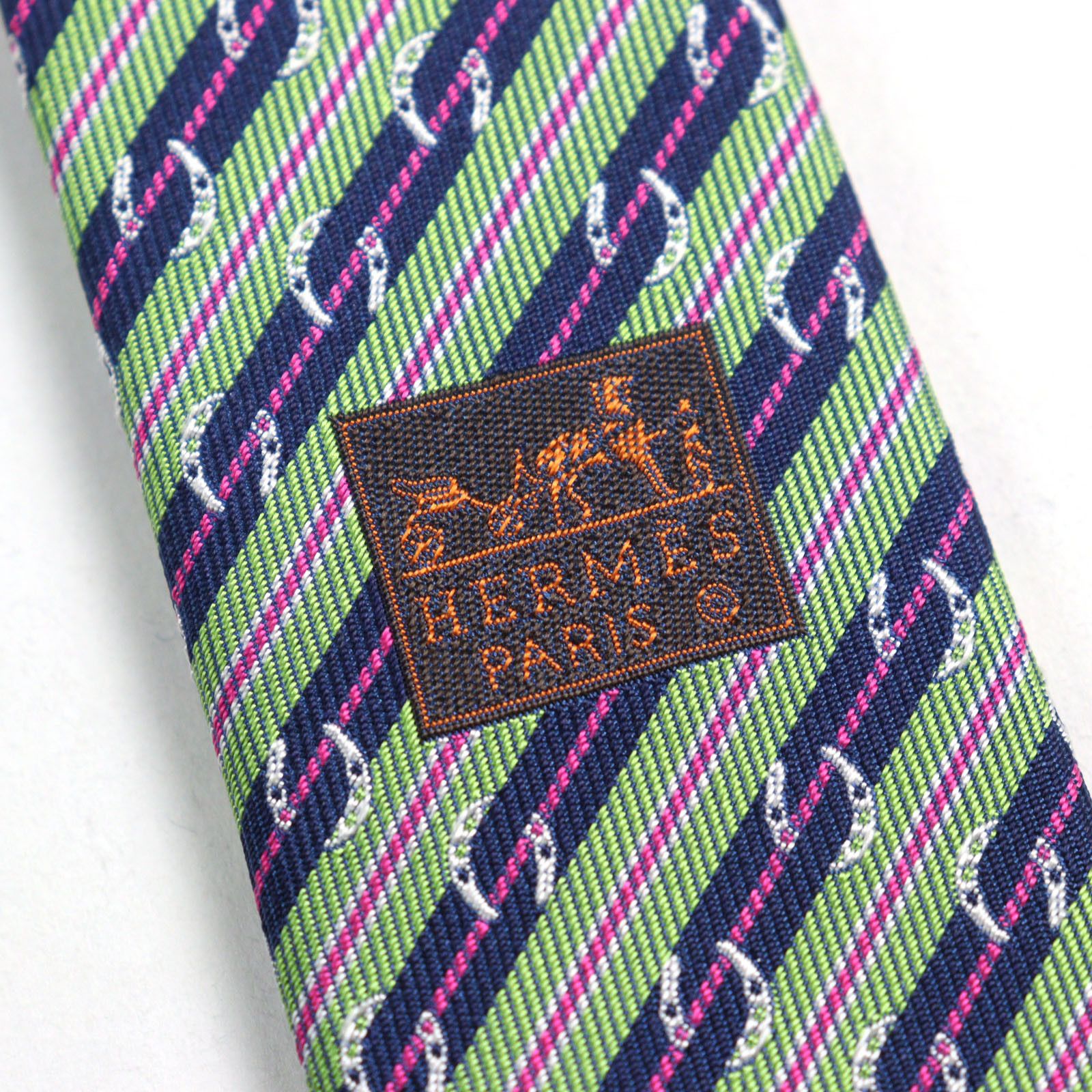 Hermes Hermes Hermes Cravate Soie Lourde Silk Tie Others Necktie DUTY FREE for USA Size ONE SIZE - 7 Thumbnail