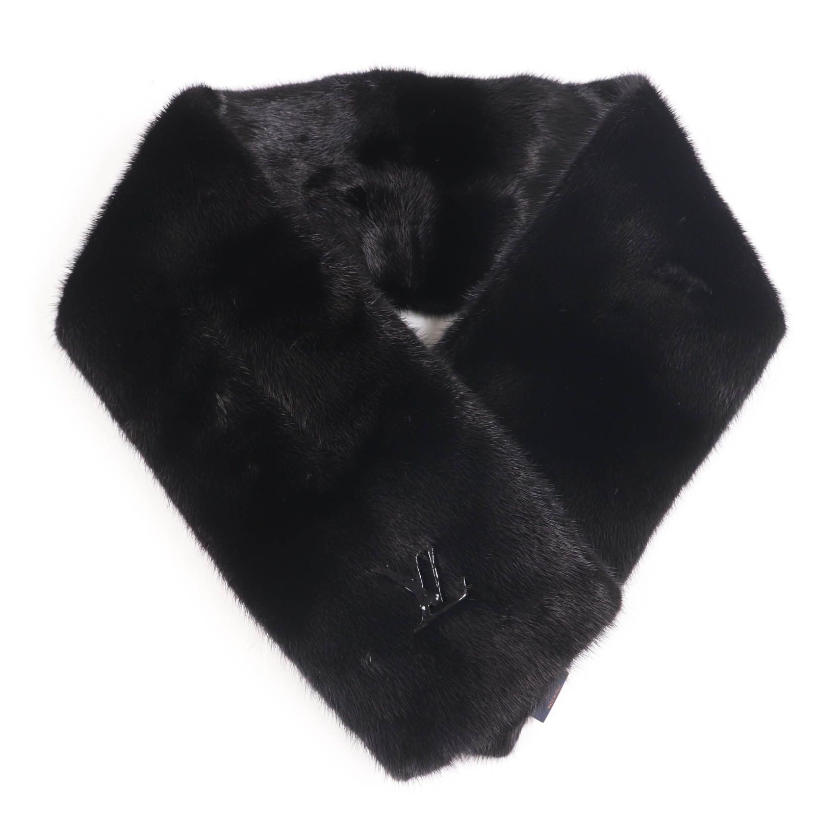 Louis Vuitton Louis Vuitton Louis Vuitton LV Ahead Mink Fur Scarf Natural Material Scarf M77961 DUTY FREE for USA Size ONE SIZE - 3 Thumbnail