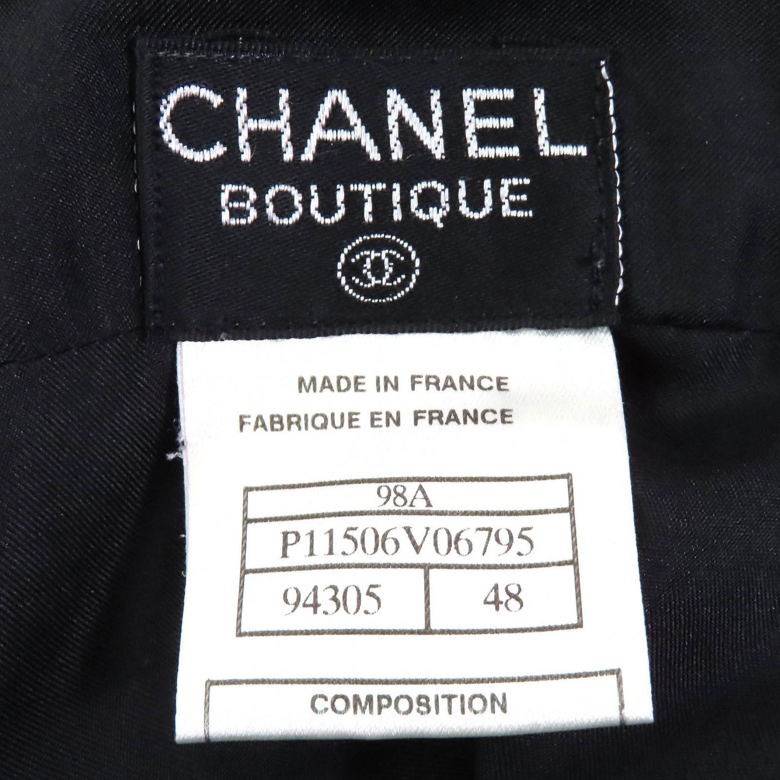 Chanel Chanel Chanel COCO Mark Button Wool Tweed 2way set Others Suits P11506 DUTY FREE for USA Size ONE SIZE - 11 Thumbnail